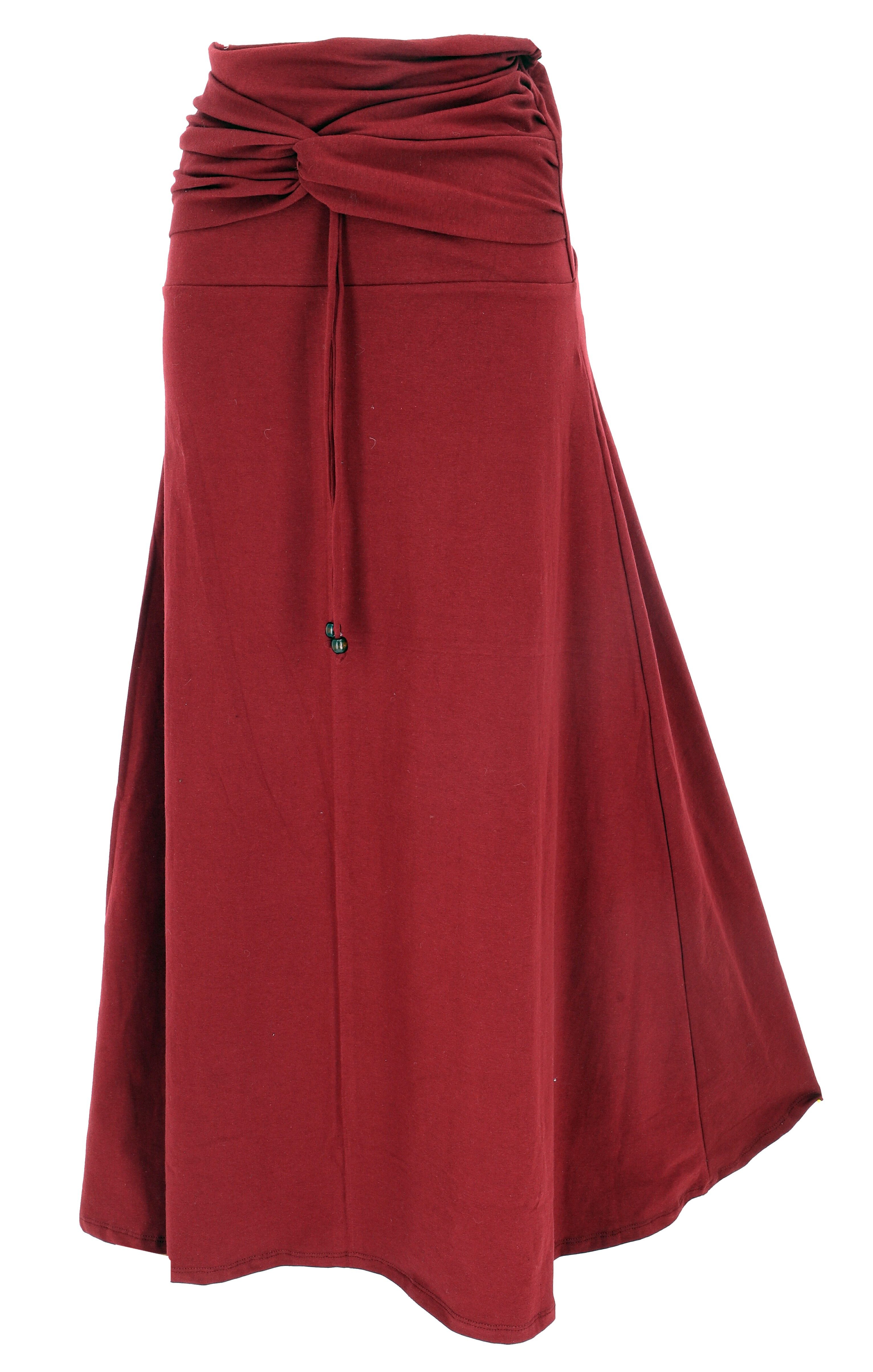 Guru-Shop Minirock Wandelbares Kleid, Maxirock, 2 in 1 Rock, Keid..