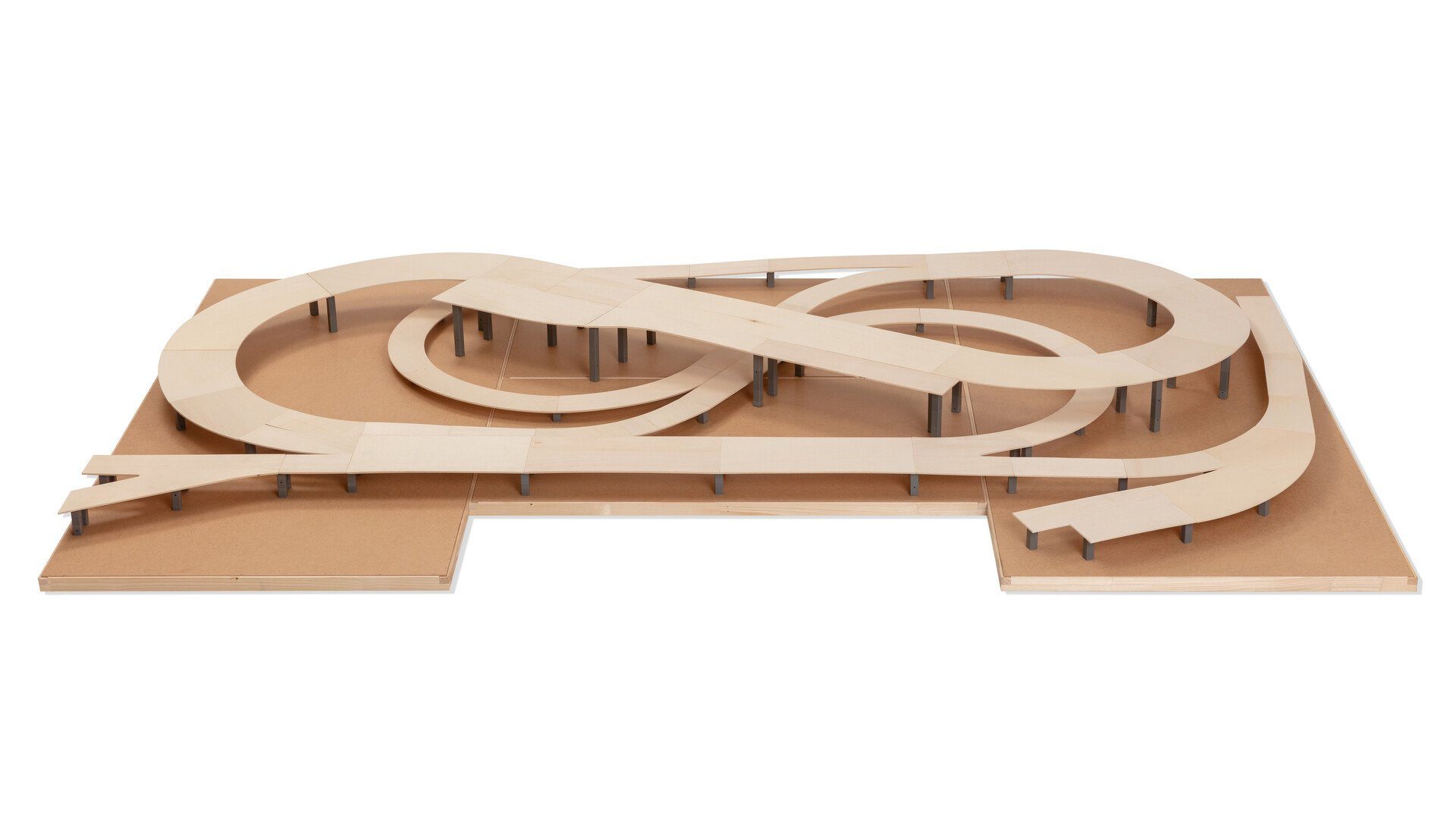 Modelleisenbahn-Spielunterlage NOCH® easy TRACK® 'Martinstadt' Trassenbausatz (24