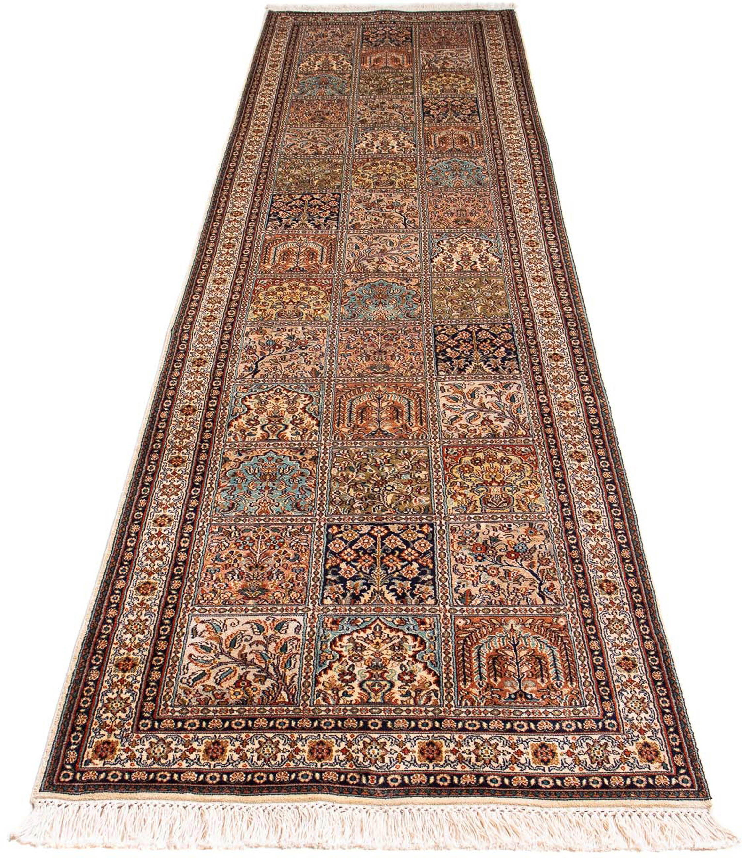 Orientteppich Perser - Classic - 302 x 74 cm - mehrfarbig, morgenland, rechteckig, Höhe: 10 mm, Wohnzimmer, Handgeknüpft, Einzelstück mit Zertifikat