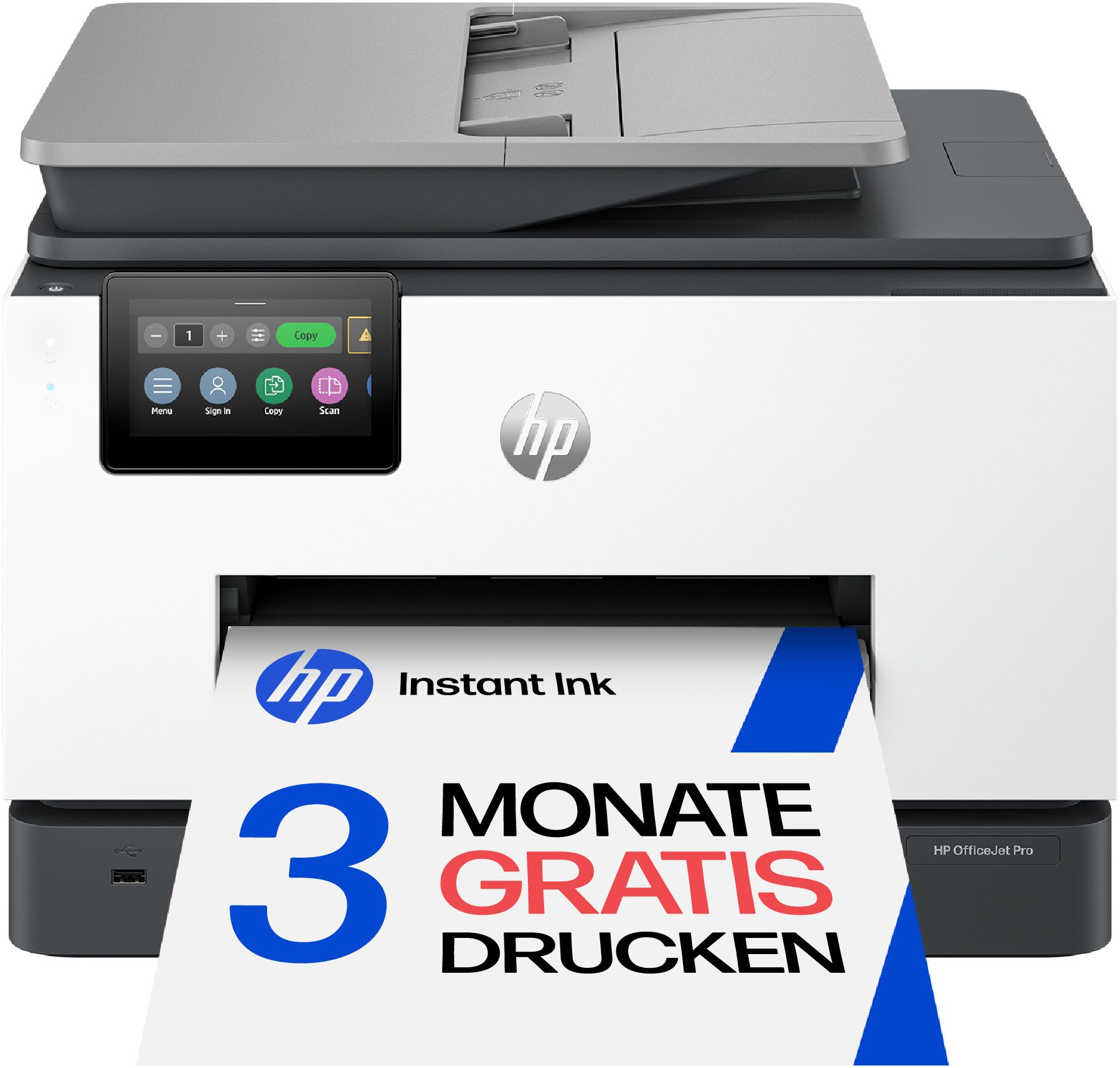 HP OfficeJet Pro 9132e Multifunktionsdrucker, (WLAN (Wi-Fi), Bluetooth, LAN (Ethernet), Wi-Fi Direct, 3 Monate gratis* drucken mit Instant Ink)