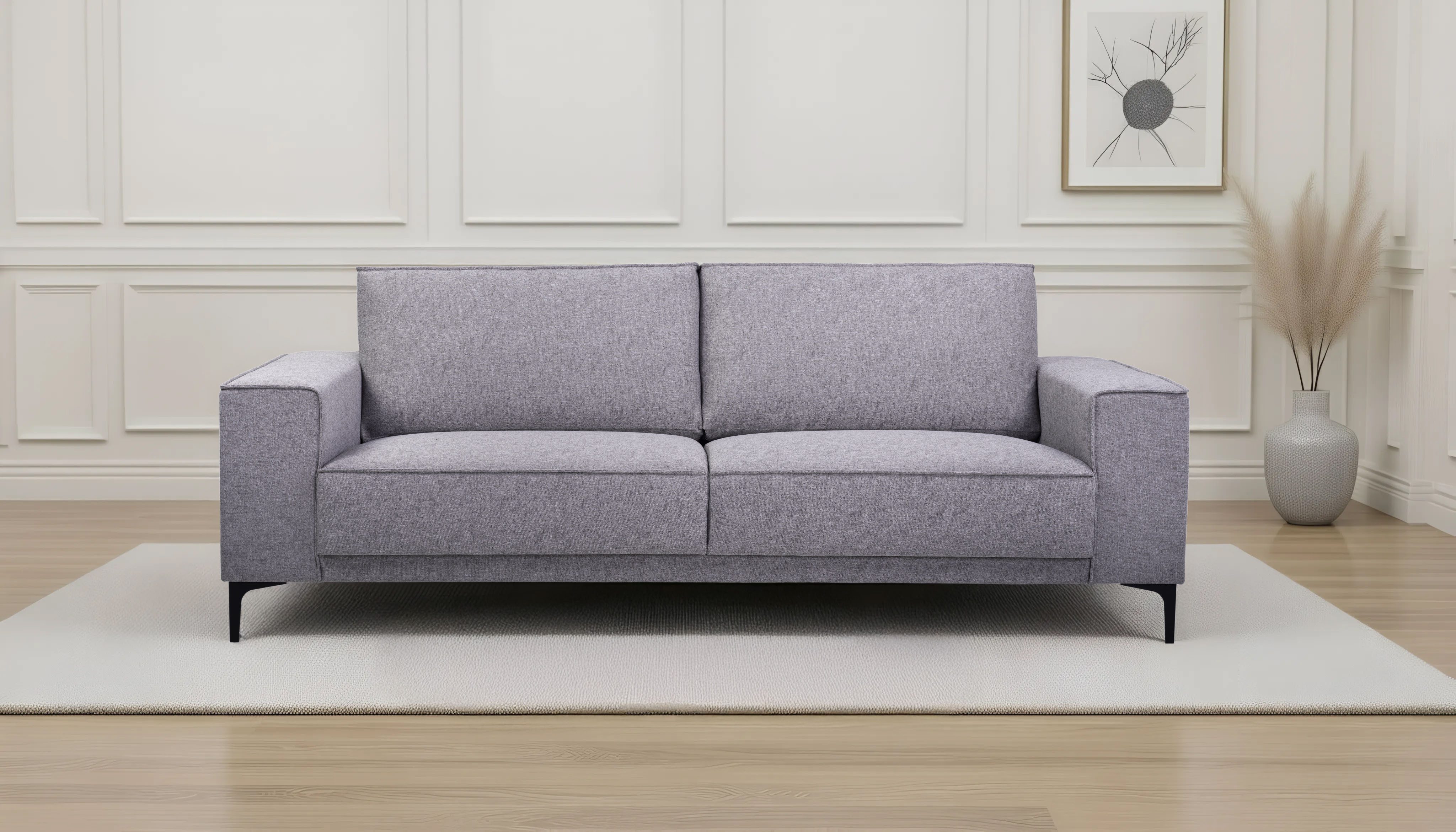 OTTO home 3-Sitzer 3er Sofa Oland, Struktur, Flachgewebe, Luxus-Microfaser, günstig online kaufen