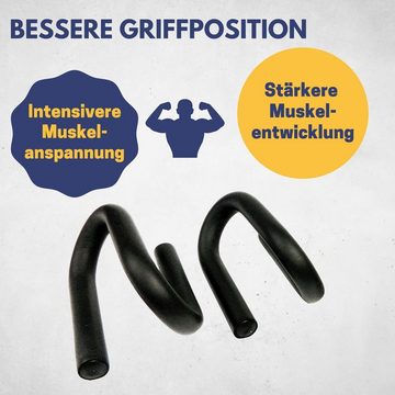 Best Sporting Liegestützgriffe Push-Up Bars 2er Set I Inkl. Übungsanleitung, Eine bessere Griffposition und damit eine intensivere Muskelanspannung