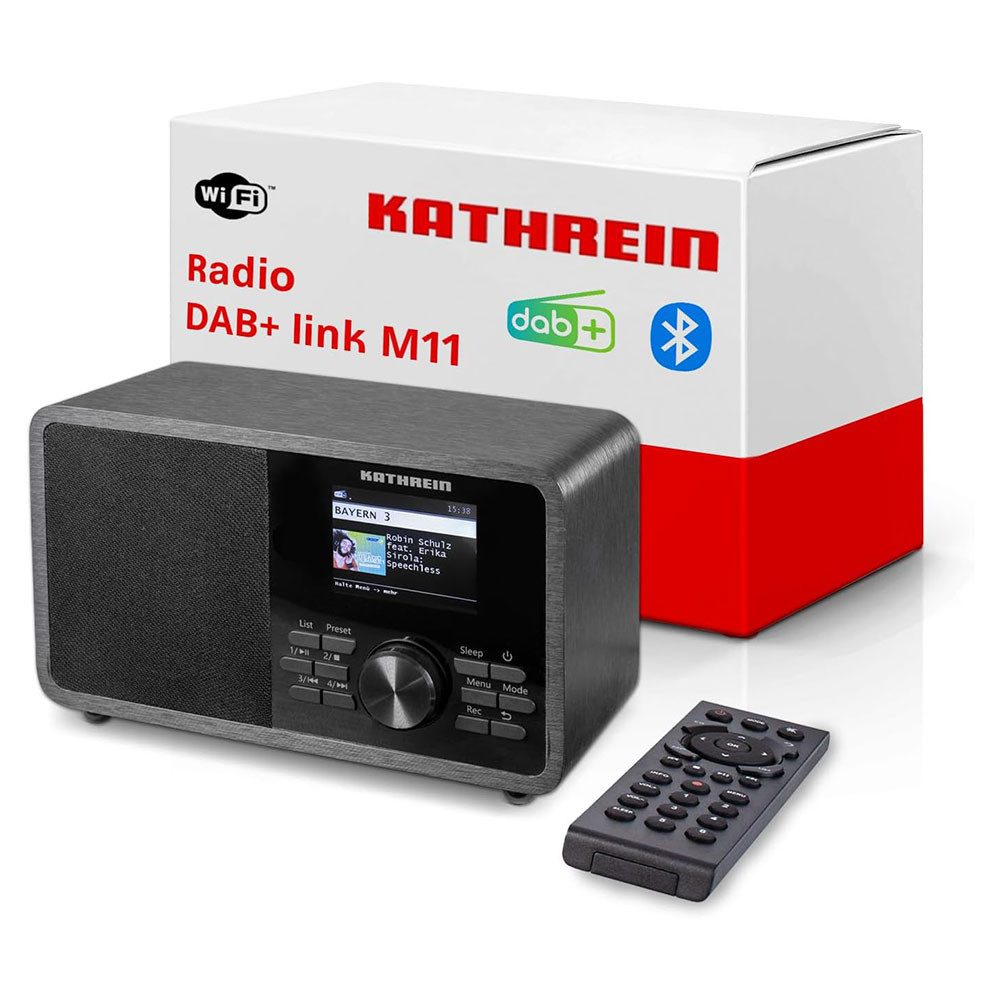 Kathrein Kathrein DAB+ link M11 schwarz mono Radio Internetradio DAB/UKW Digitalradio (DAB)