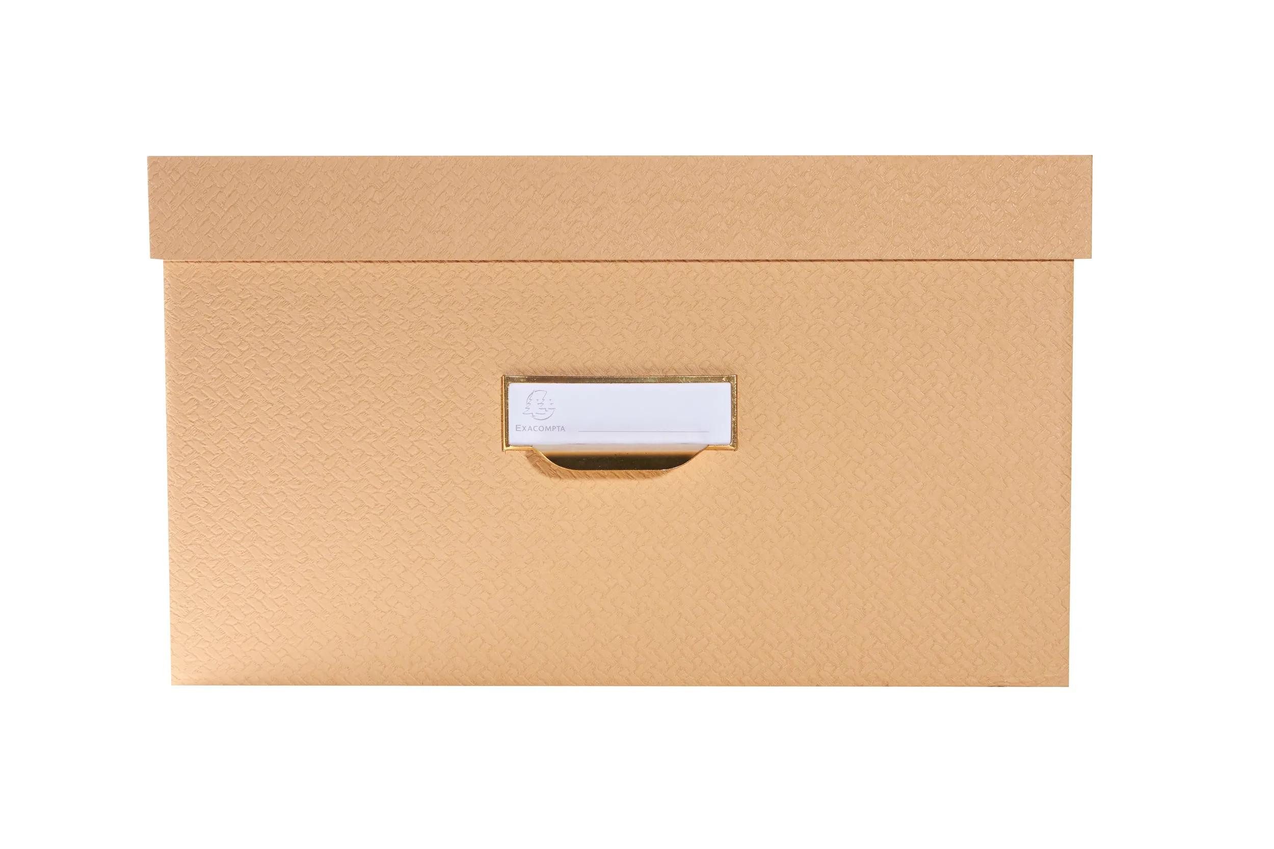 EXACOMPTA Aufbewahrungsbox Set mit 3 Boxen, Office by me - Beige - 79602E, Bodenpresentation Display