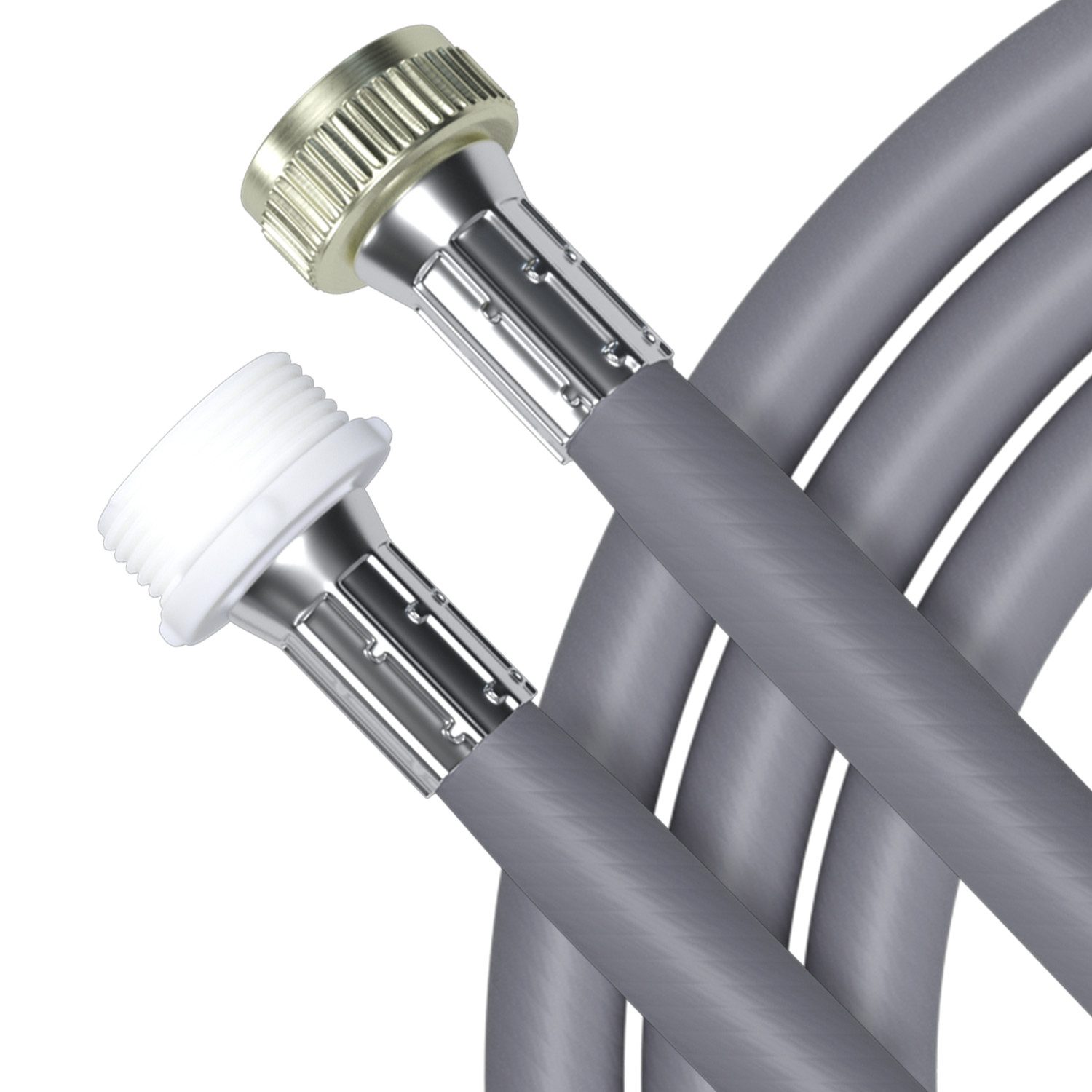 VIOKS Zulaufschlauch Verlängerung für Kaltwasseranschluss (25°C) 3/4 Zoll Anschlüsse, Zubehör für Waschmaschine, Geschirrspüler (1,5 / 2 / 2,5 / 3 / 3,5 Meter)