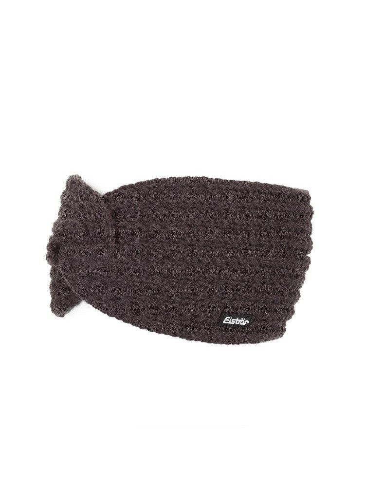 Eisbär Stirnband Inga (grob-gestrickt) grau Damen
