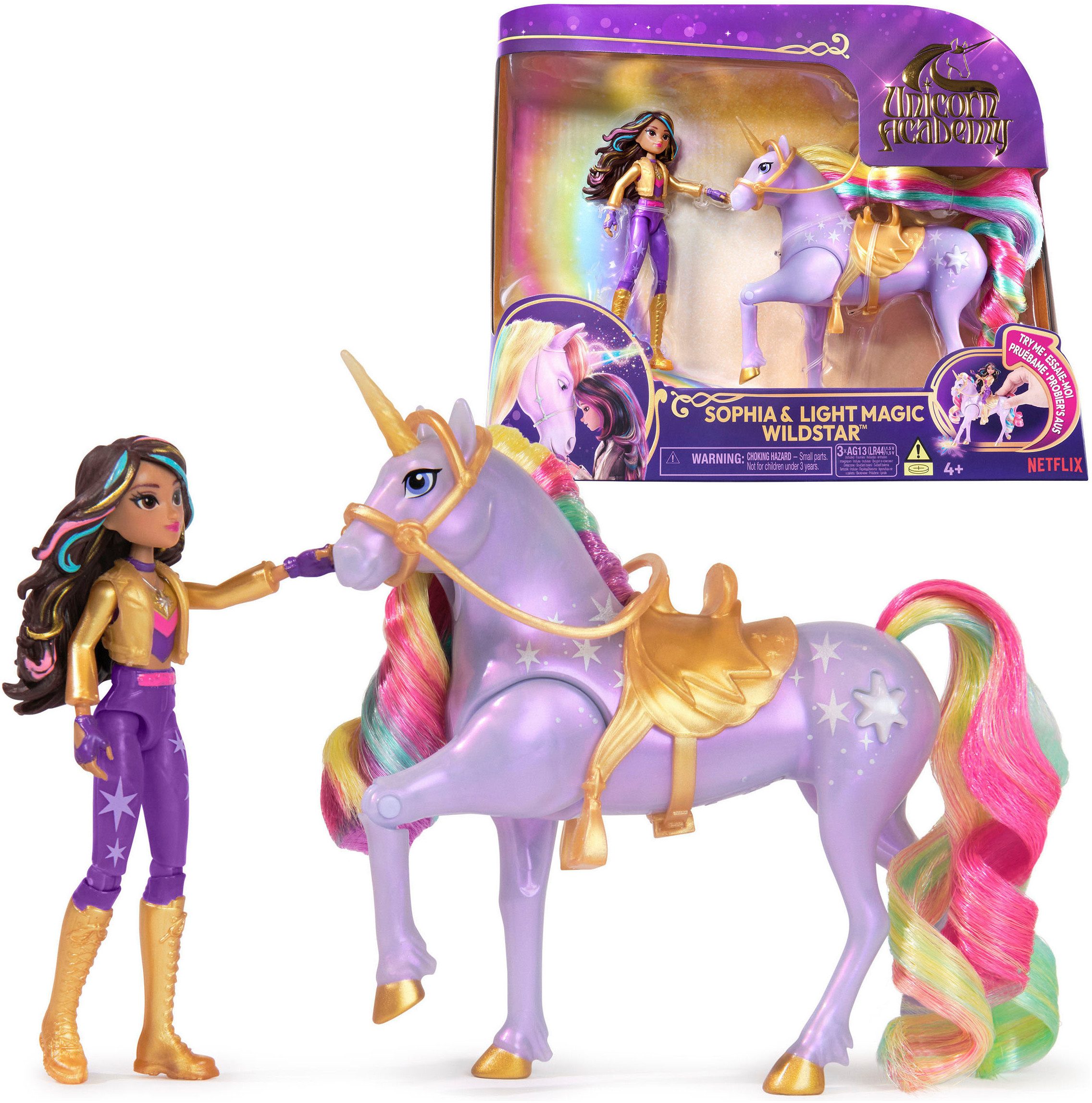 Spin Master Anziehpuppe Unicorn Academy - Small Doll & Unicorn - Sophia & L günstig online kaufen