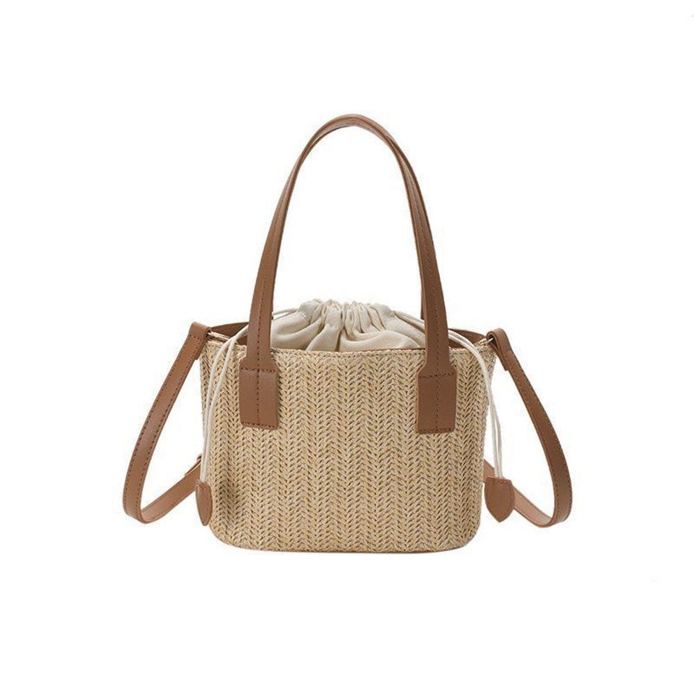 XDeer Korbtasche Korbtasche Strohtasche Damen,Schultertasche,Eimertasche St günstig online kaufen