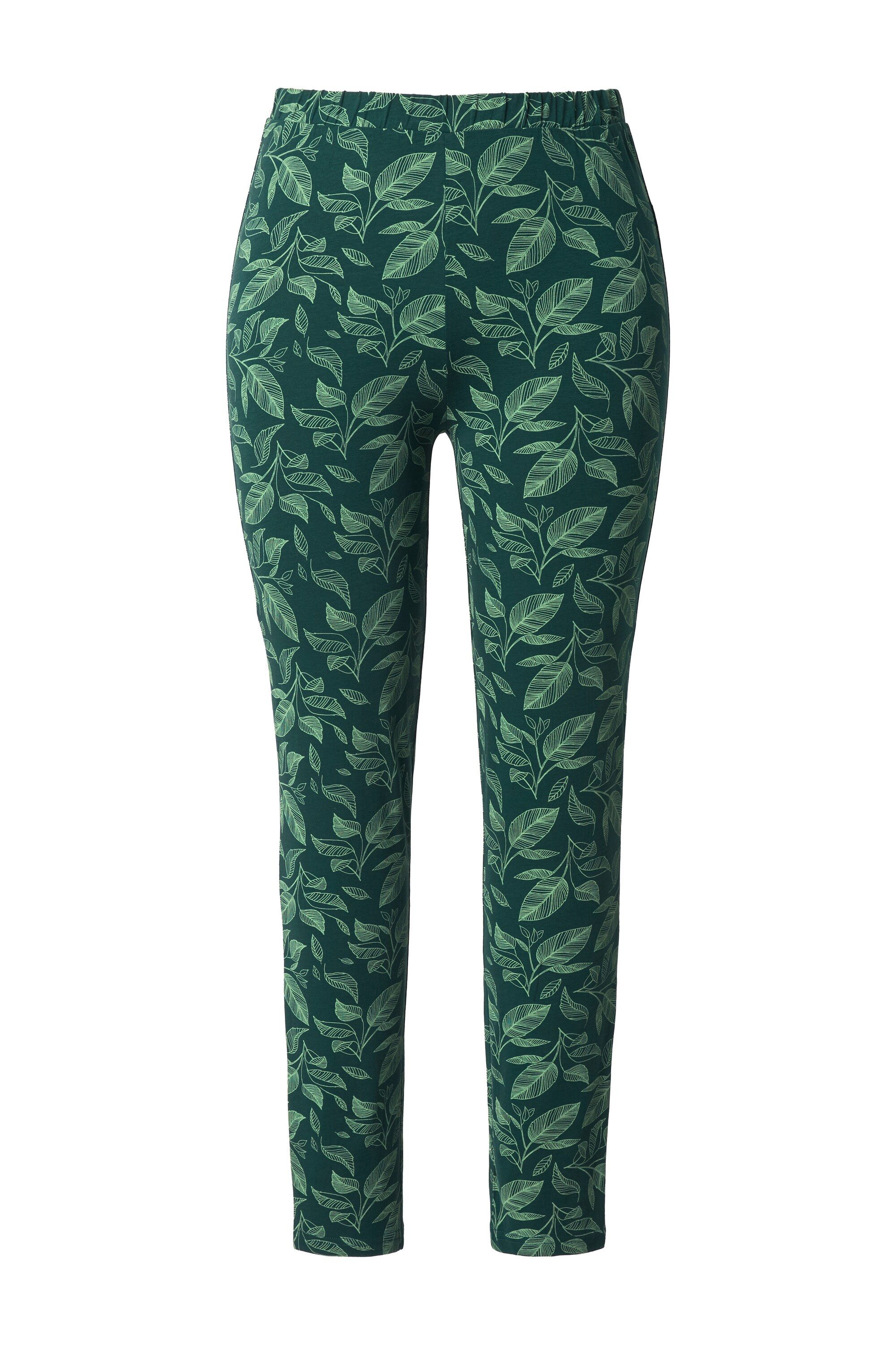 Ulla Popken Leggings Leggings Blätter Elastikbund günstig online kaufen