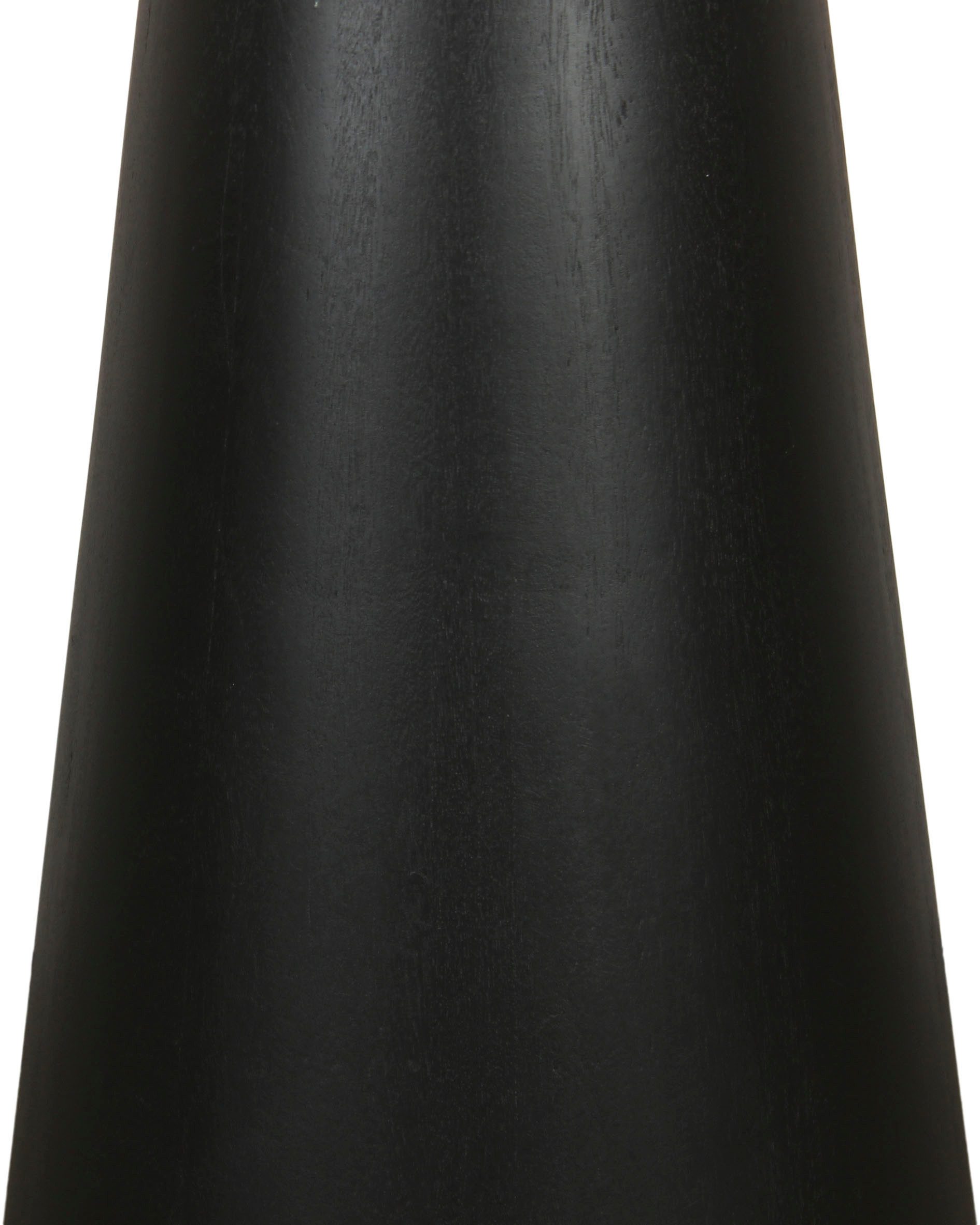 byLIVING Beistelltisch Cone, aus Massivholz in schwarz oder white wash, verschiedenen Größen
