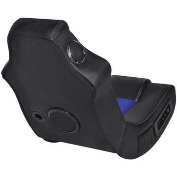 möbelando Gaming-Stuhl 292025 (LxBxH: 94x51x78 cm), mit Lautsprechern in Schwarz und Blau