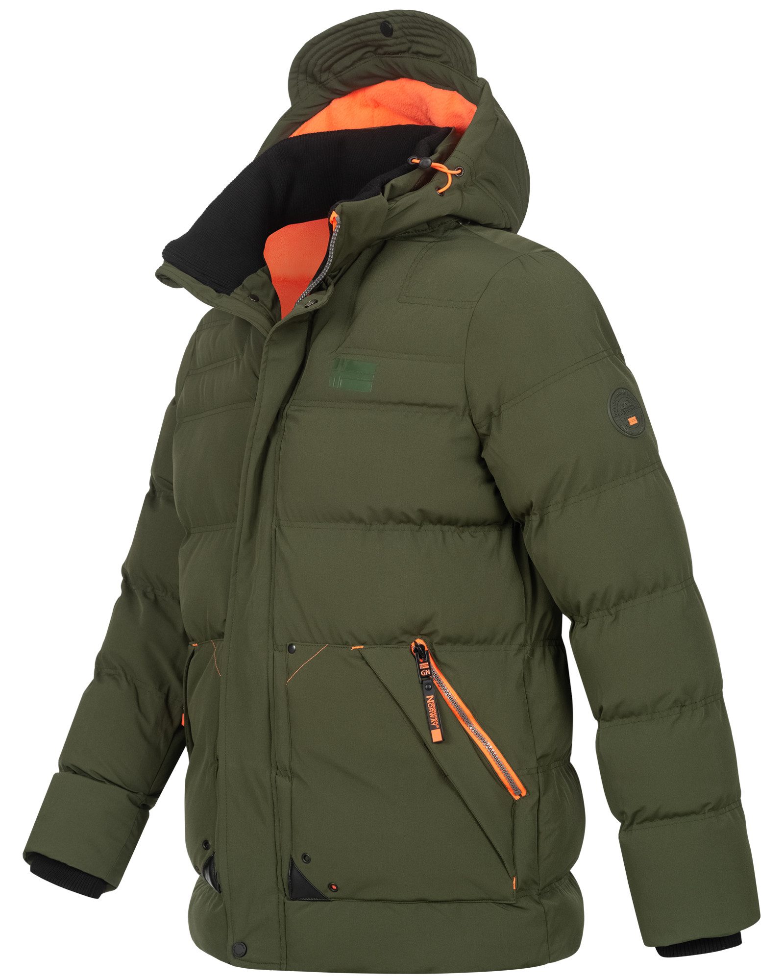 Geographical Norway Steppjacke Herren Winter Jacke warm gefüttert Parka Steppjacke Outdoor gesteppt – Bild 3 von 4