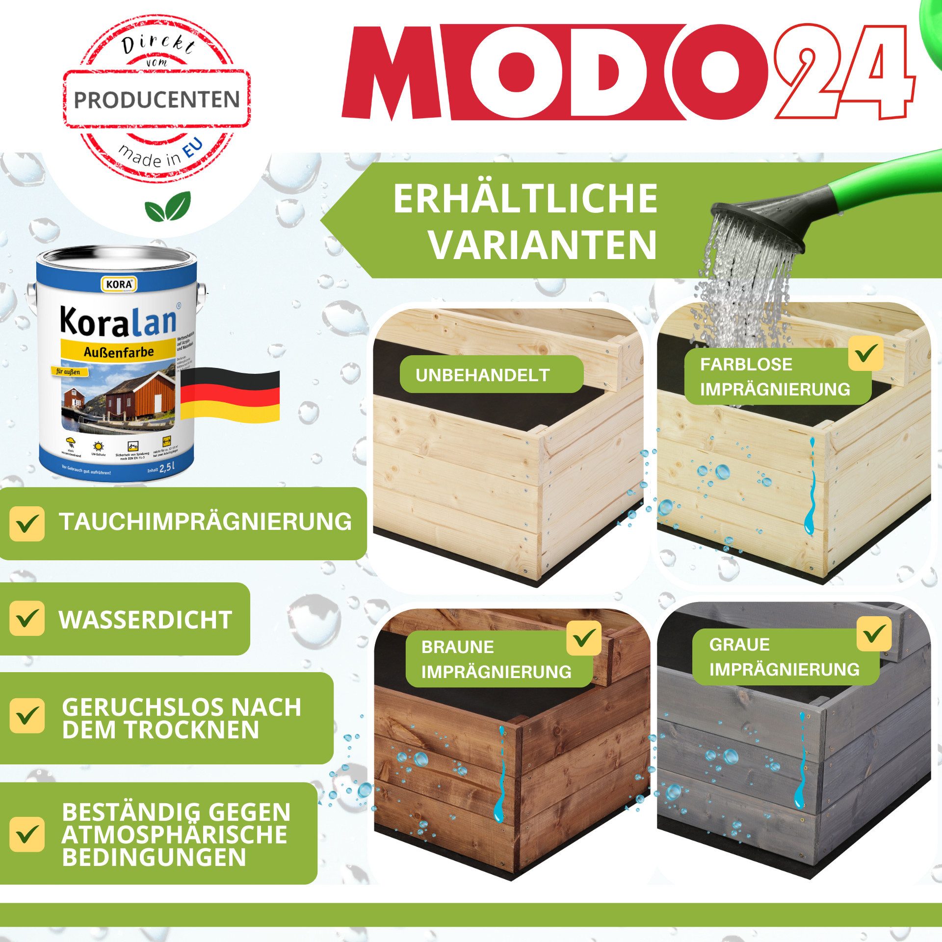 Modo24 Hochbeet ZP08 Kräuterbeet, Gartenbeet, Pflanzkasten, günstig online kaufen