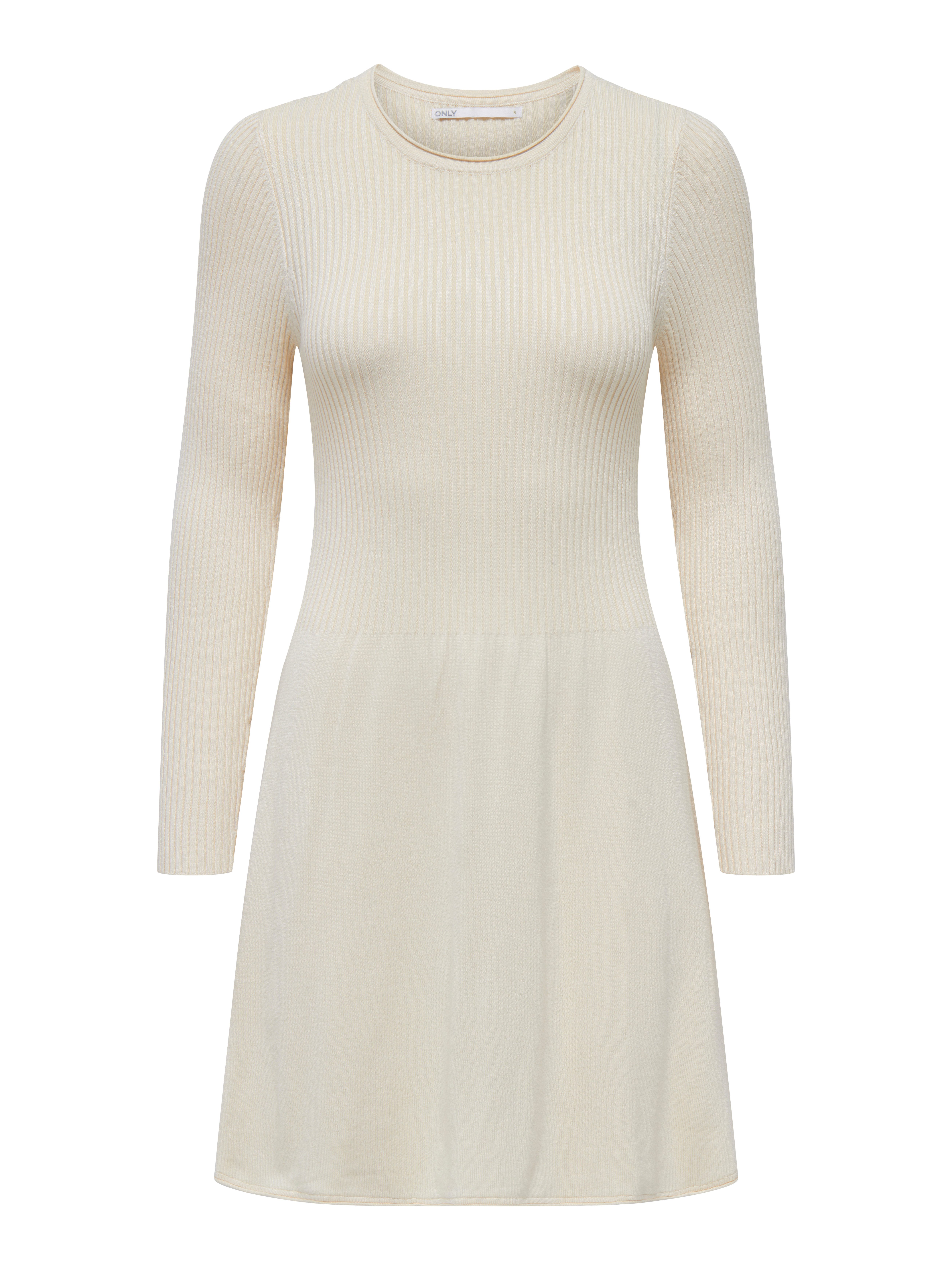 ONLY Strickkleid ONLALMA L/S O-NECK DRESS KNT NOOS