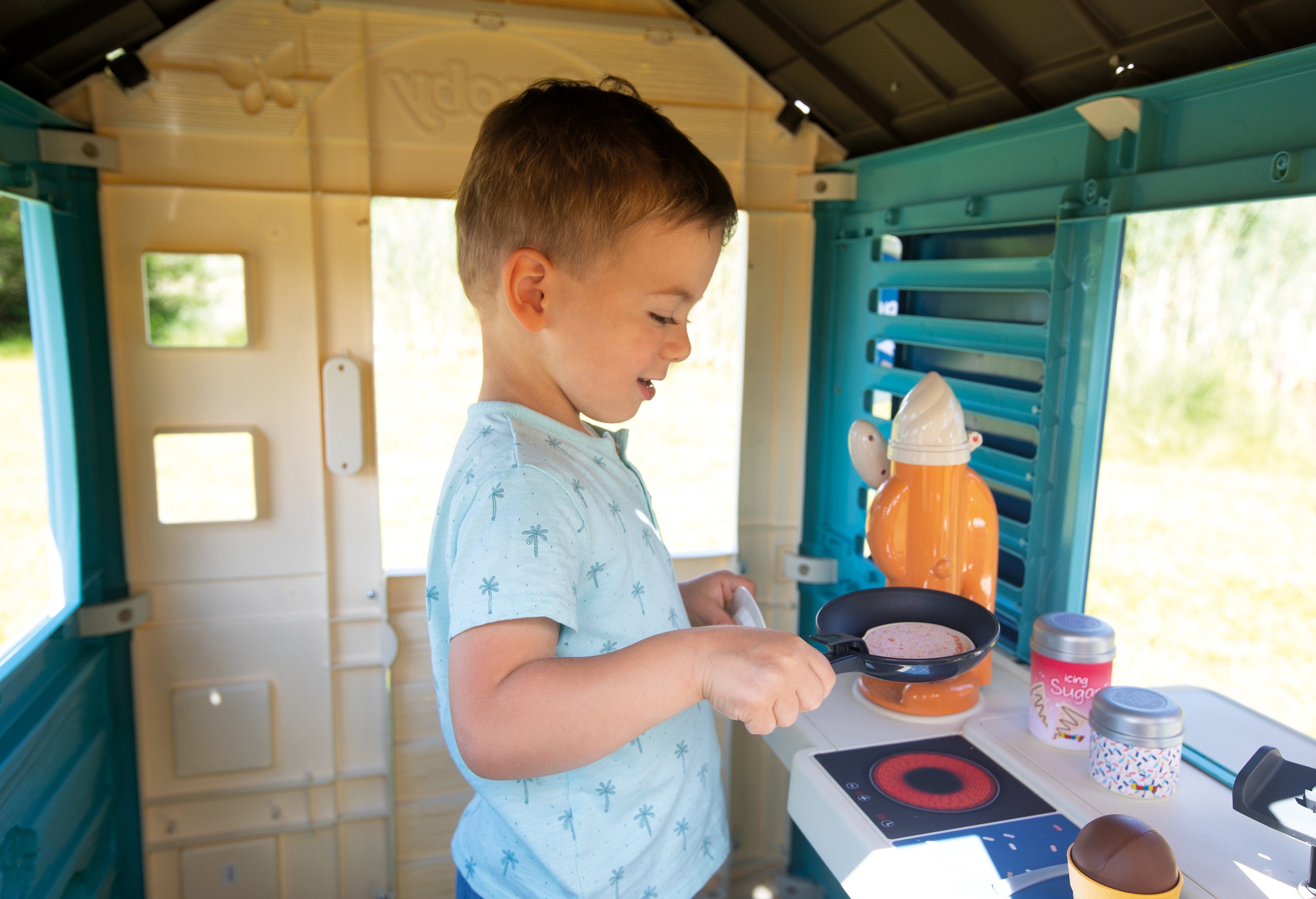 Smoby Spielhaus Sweety Corner, mit Verkaufstheke und viel Zubehör – Bild 4 von 5