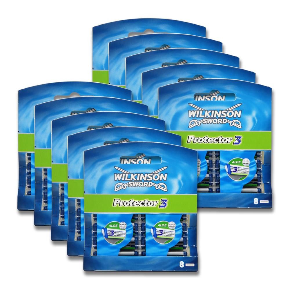 Wilkinson Rasierklingen Wilkinson Protector 3 Rasierklingen, 8er Pack x 10