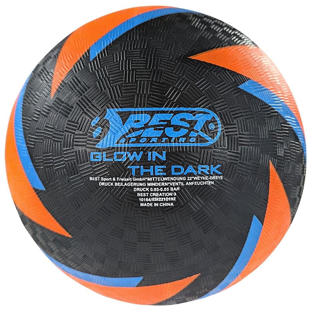 Best Sporting Fußball Barfuß Fußball Glow in the Dark Größe 5 aus PVC und EVA, Phosphoreszierend, weich, griffig, elastisch, ohne Batterien