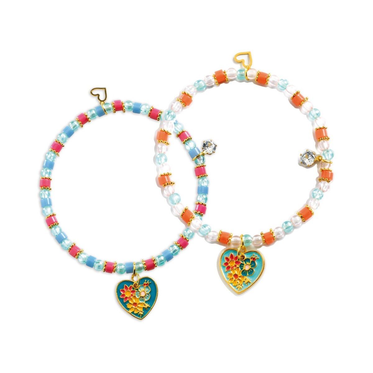 DJECO Kreativset Schmuck basteln: Herzchen You & Me Schmuck basteln