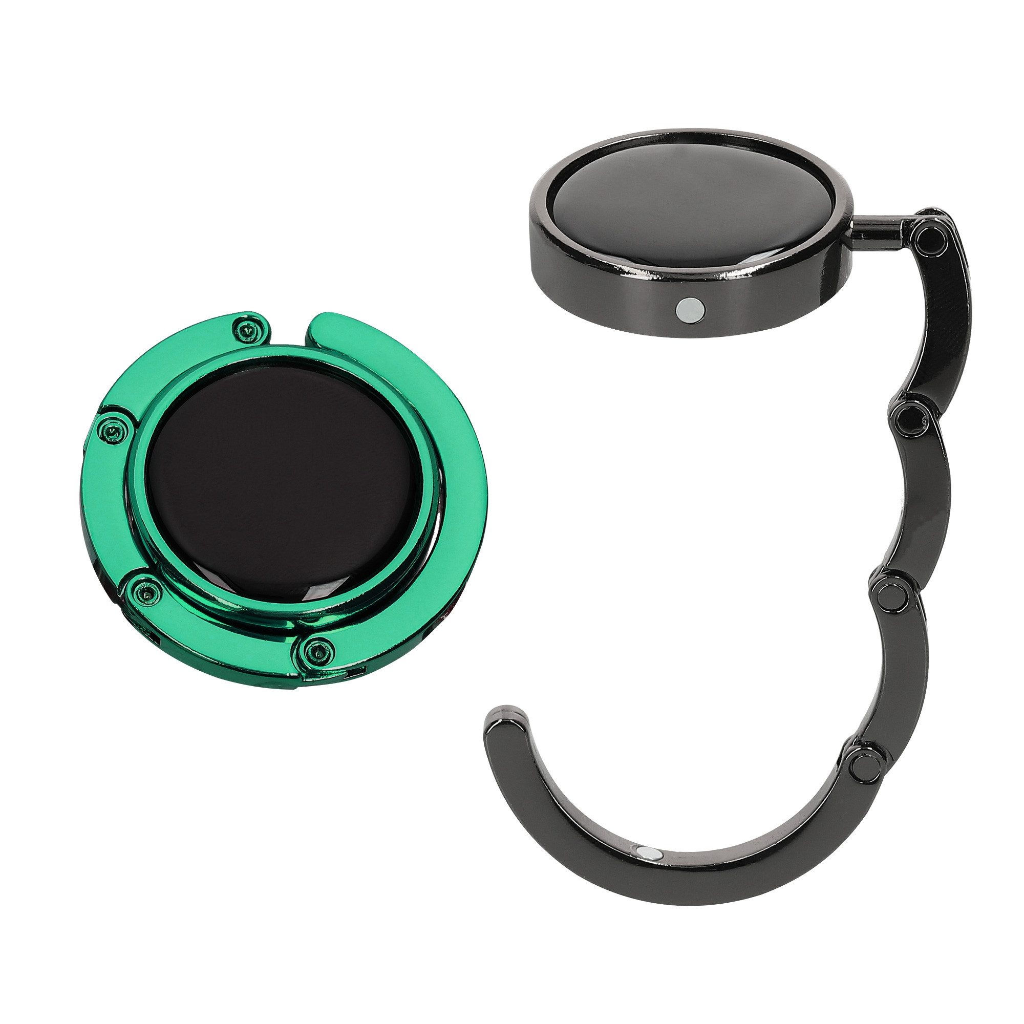 Taschen-Halterung kwmobile Tisch Handtaschenhalter Haken - 2x Faltbare Antirutsch