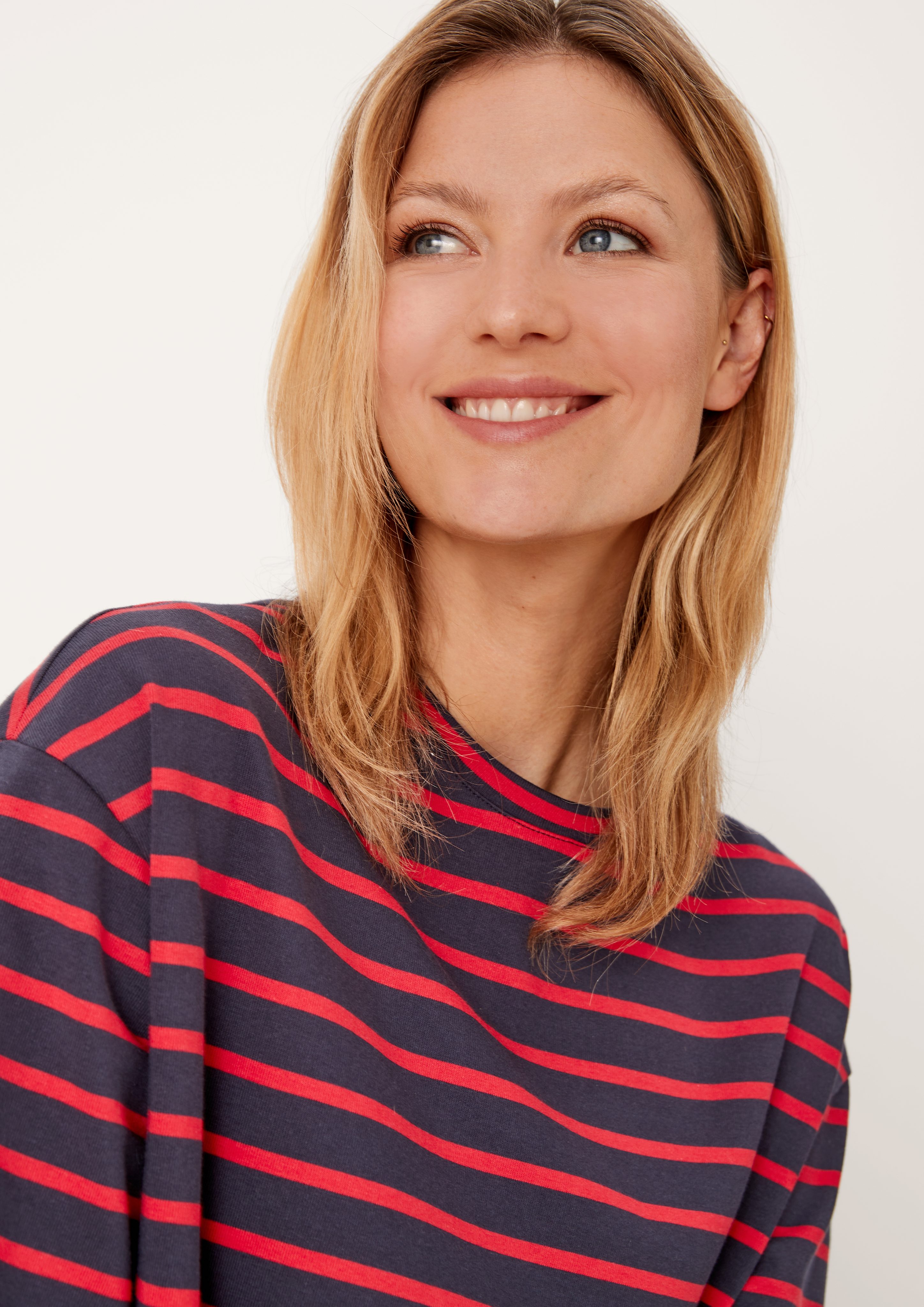 s.Oliver Minikleid Sweatkleid mit Streifen günstig online kaufen