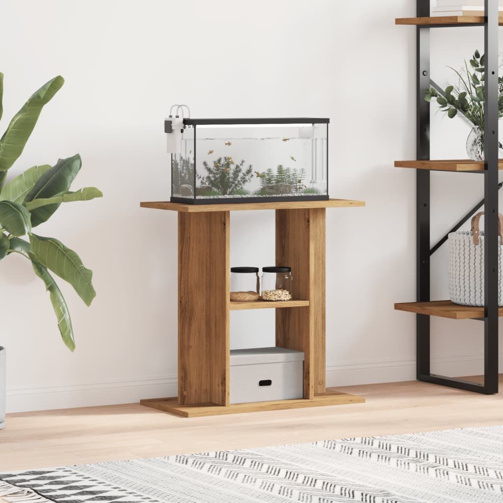 vidaXL Aquariumunterschrank 60 x 30 x 60 cm Aquariumständer Artisan-Eiche 60x30x60 cm Spanplatte T