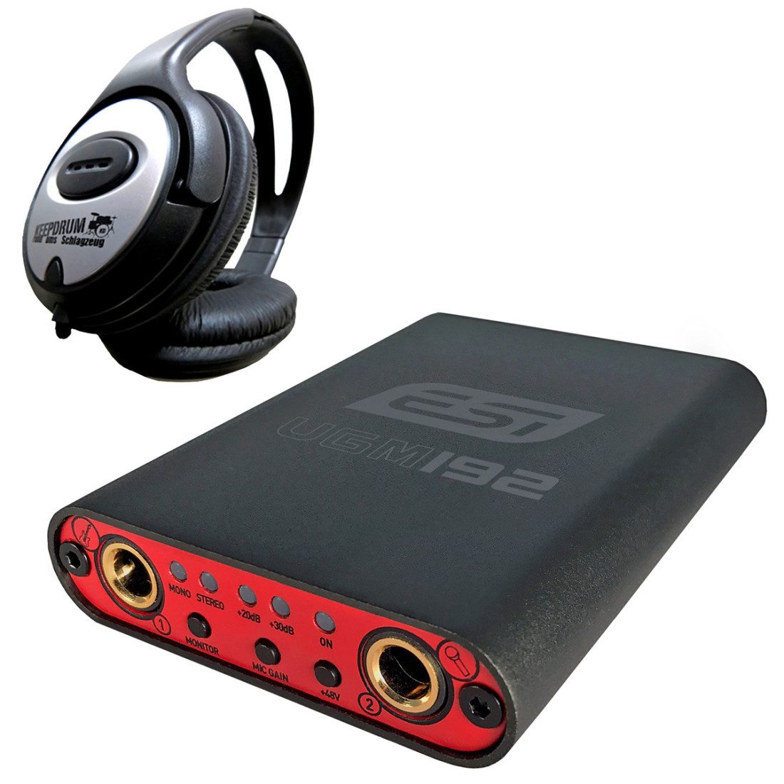 ESI UGM192 USB-Interface mit Kopfhörer Digitales Aufnahmegerät