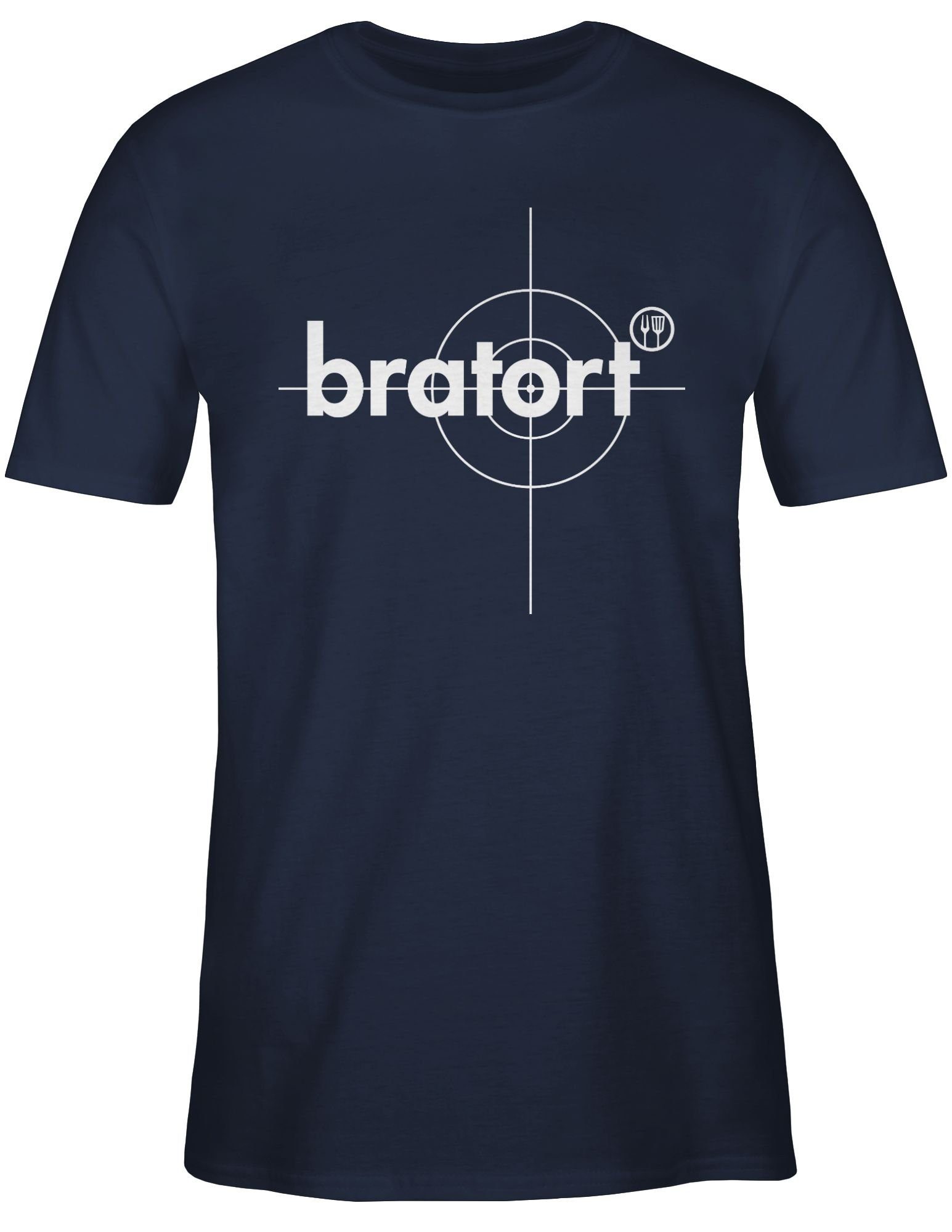 Navy Grillzubehör Grillen Bratort Grillmeister 02 Grill & Geschenk T-Shirt Blau Shirtracer