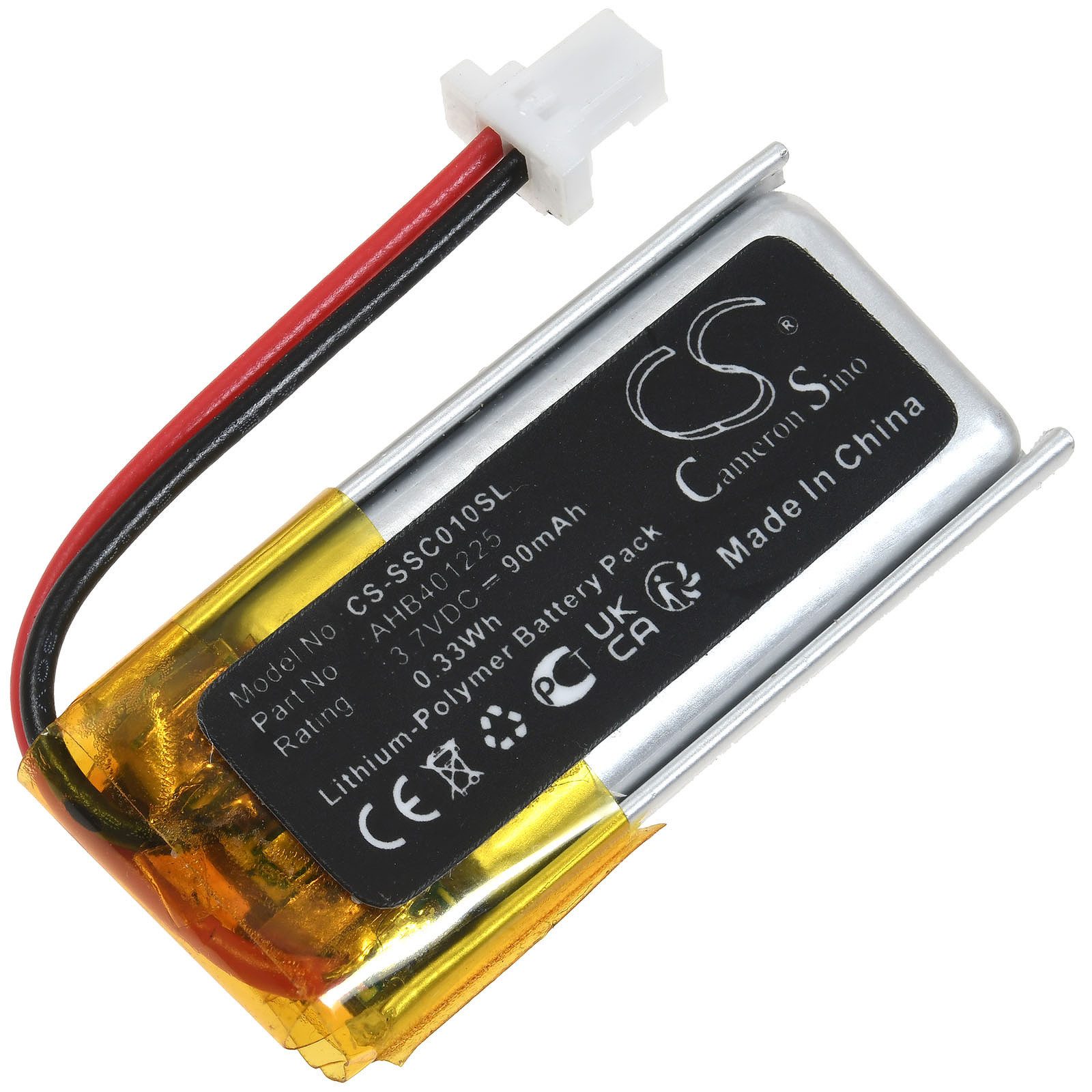Powery Akku für Sena SC-HR-01 Akku 90 mAh (3.7 V)
