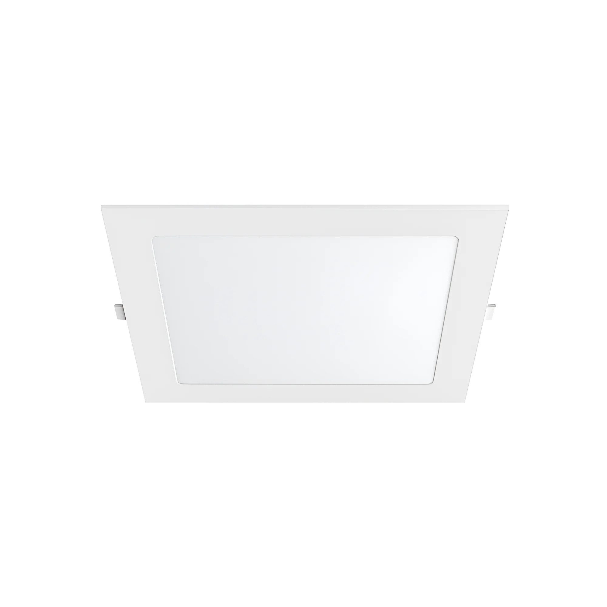 Braytron LED Einbaustrahler LED Einbaustrahler eckig 12W 1120lm 3CCT Panel Deckenspot ultraflach, LED fest integriert, Neutralweiß, Kaltweiß, Warmweiß, Energieeffizient, Flimmerfrei, 3 Lichtfarben (CCT)