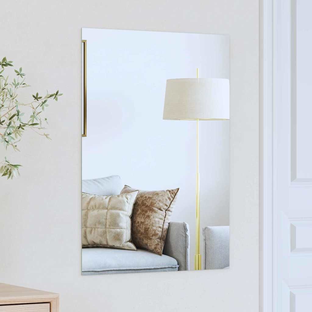 vidaXL Spiegel Wandspiegel Rechtwinklig 70 x 50 cm Gehärtetes Glas (1-St)