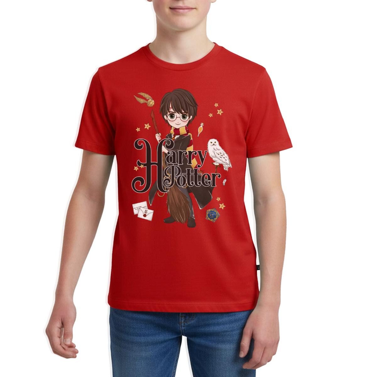 T-Shirt Harry Potter Elemente Teenager Premium T-Shirt