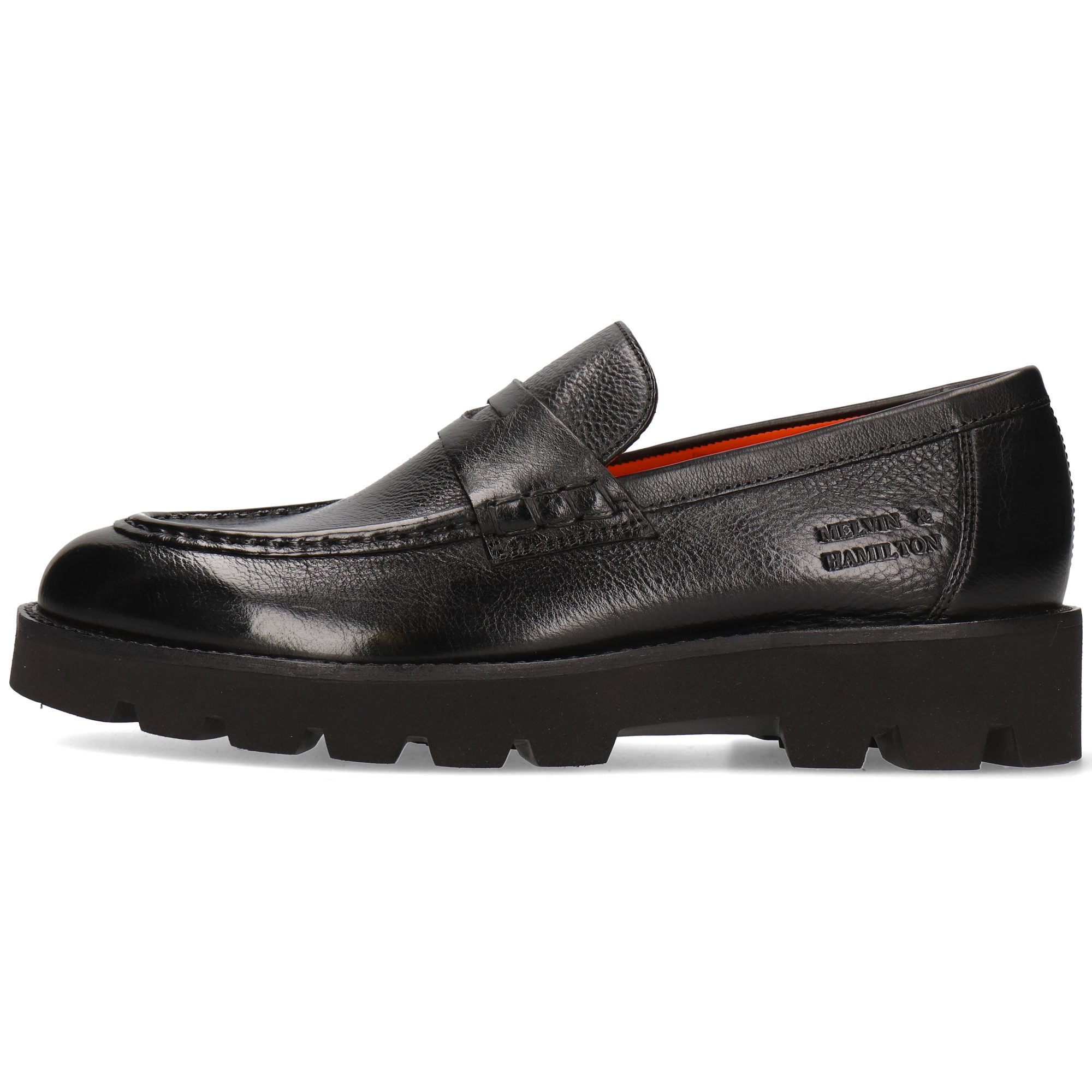 Melvin & Hamilton Jade 6 Leder-Plateau Schuhe für Damen Loafer Plateausohlen, Echtes Leder