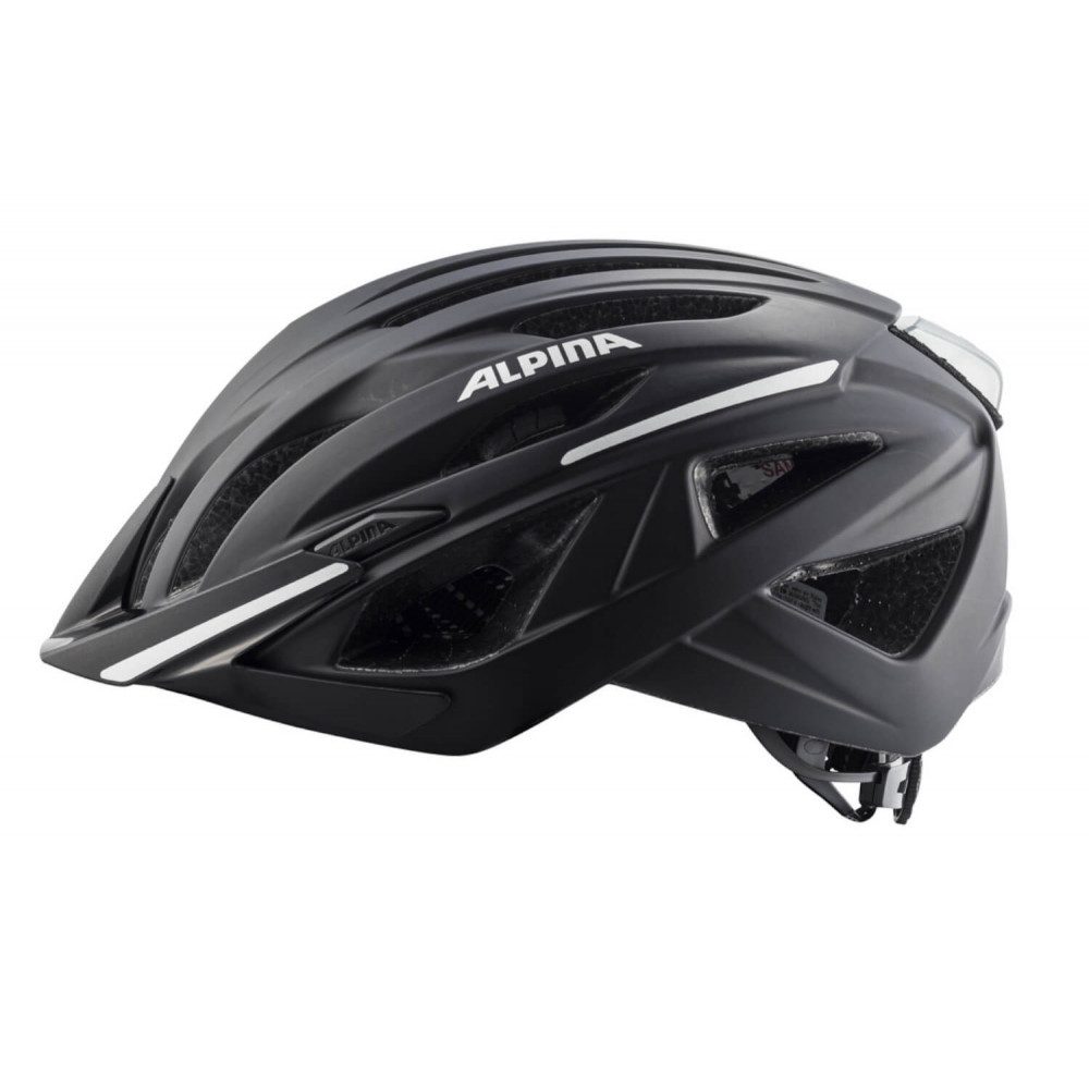 Alpina Fahrradhelm HAGA Trekkinghelm schwarz für City und Freizeit