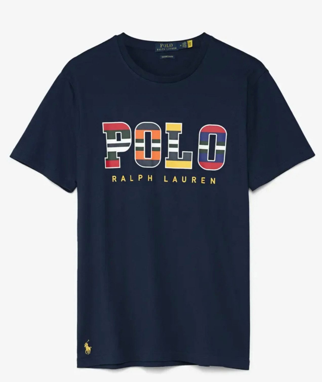 Polo Ralph Lauren T-Shirt Retro Logo Shirt Custom Slim Fit Authentifizierung über das Ralph Lauren-System möglich