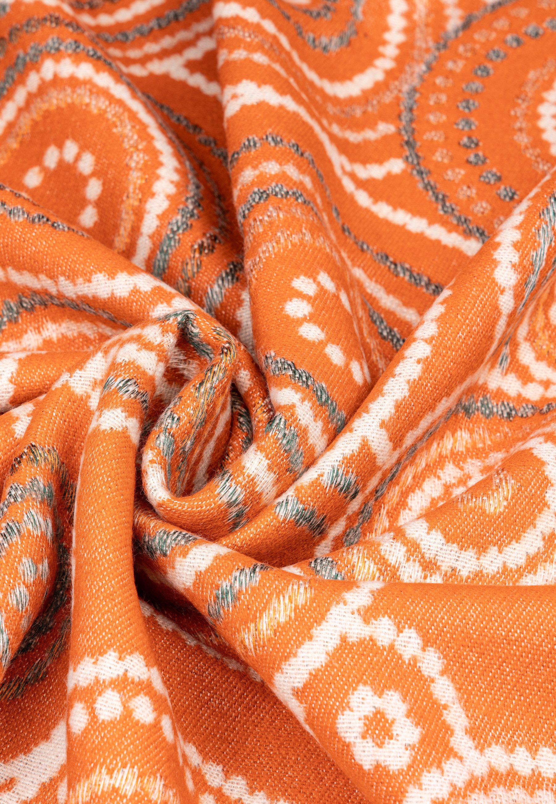Caspar Modeschal SC524 Damen warmer XXL Winter Schal mit klassischem Paisley Muster