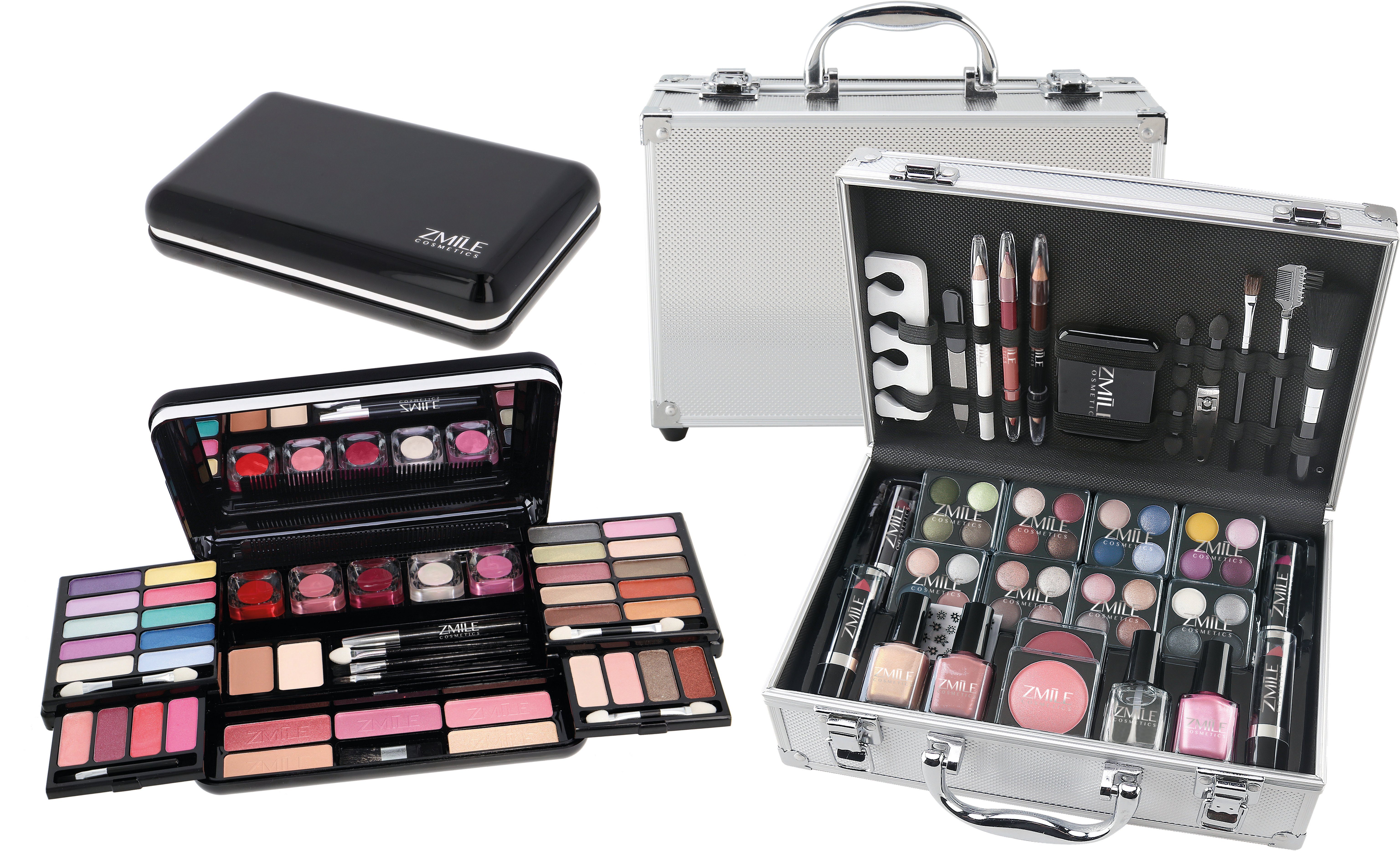 ZMILE COSMETICS Kosmetik-Koffer French Manicure + Make-up Set \'Classic, 109- tlg., 2