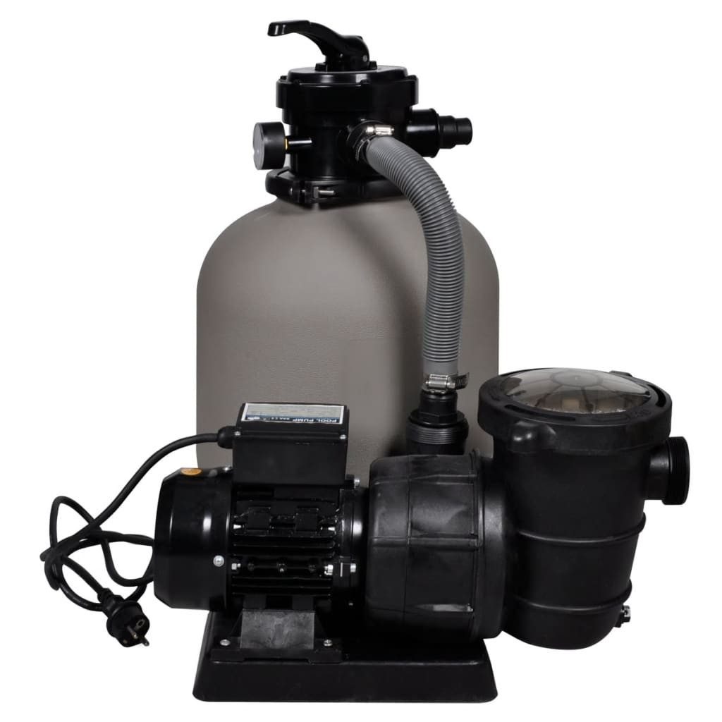 vidaXL Sandfilteranlage, Sandfilterpumpe 600 W 17.000 günstig online kaufen