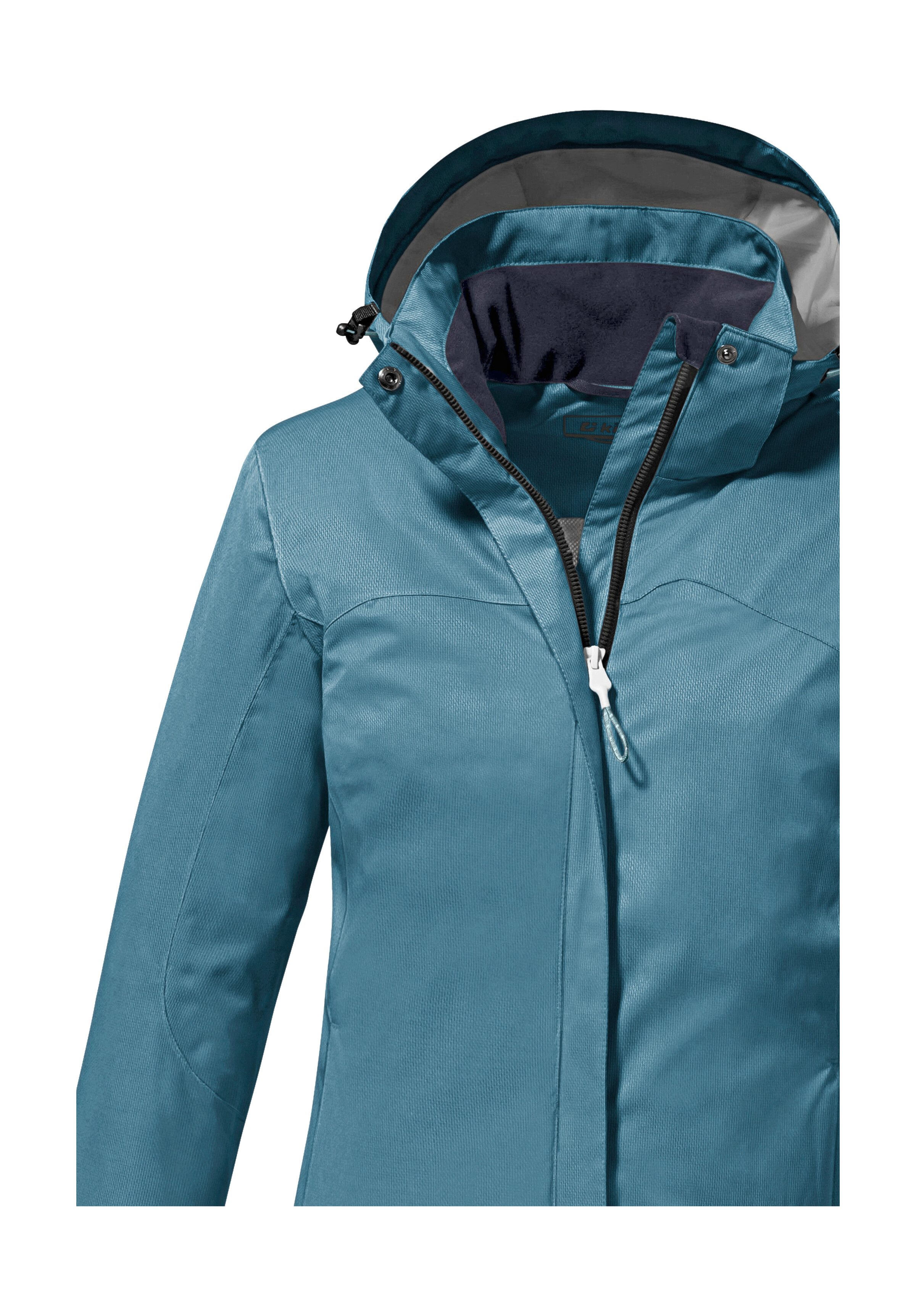 Killtec Funktionsjacke KOS 133 WMN JCKT Wasser- und winddichte Damenjacke mit abnehmbarer Kapuze – Bild 3 von 5