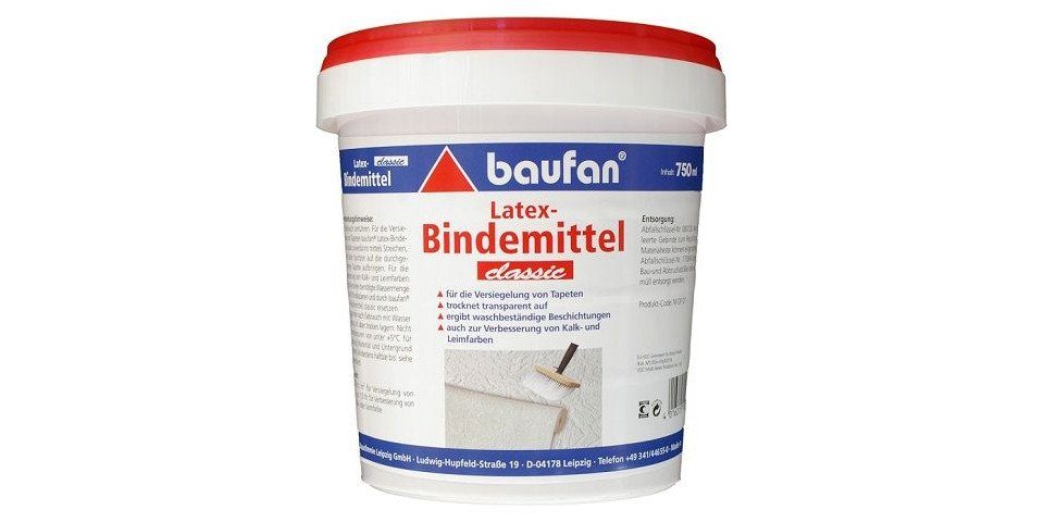 Haftgrund -Bindemittel ml Baufan Latex classic baufan® 750