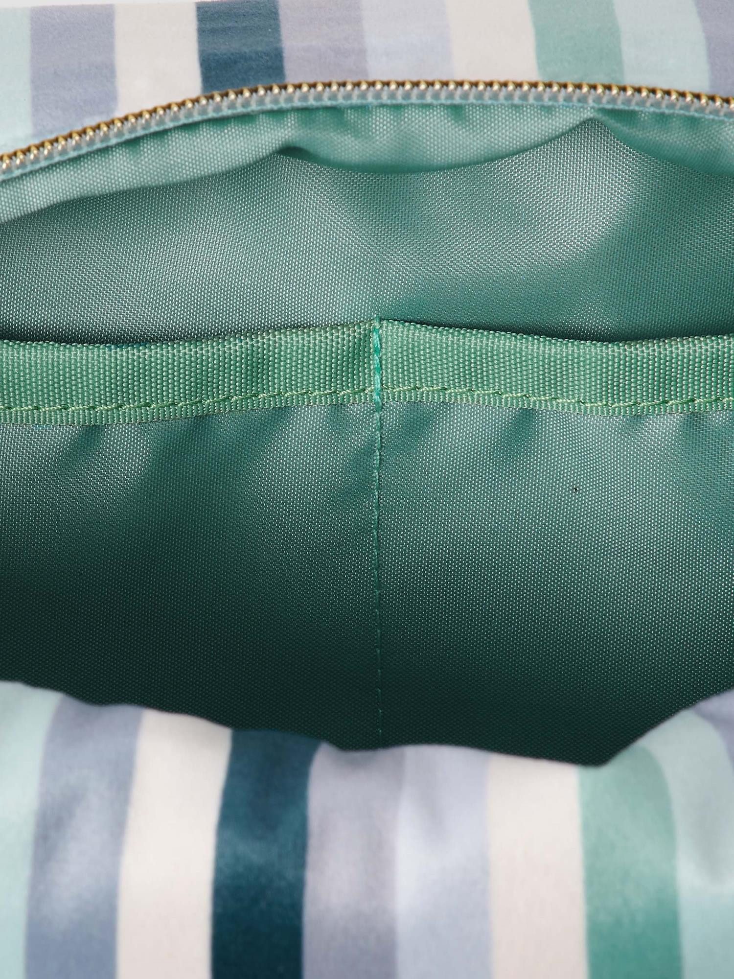 Essenza Kulturbeutel Pepper Donna (1-tlg), mit farbenfrohem Streifendesign, Reißverschluss