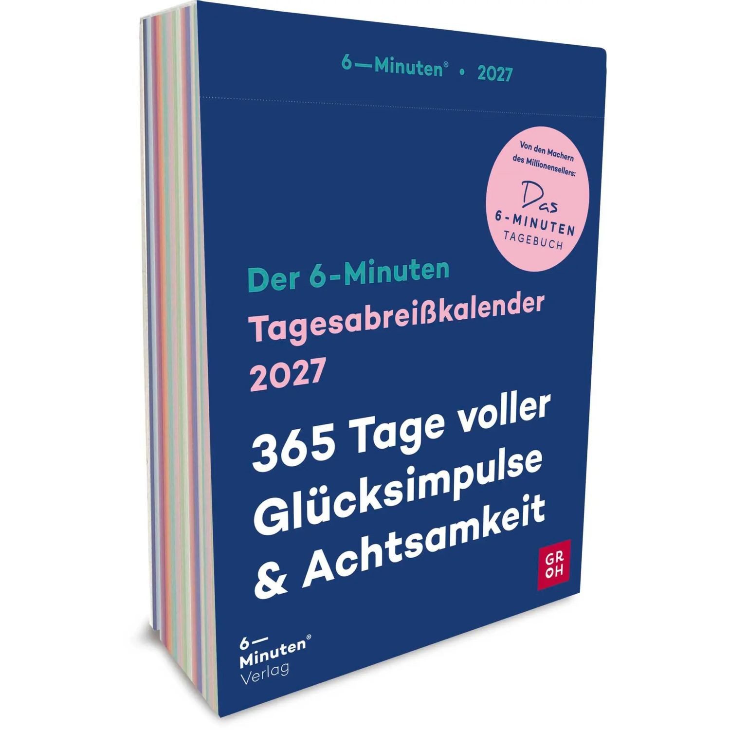 groh Verlag Abreißkalender Tagesabreißkalender 2027: 6-Minuten
