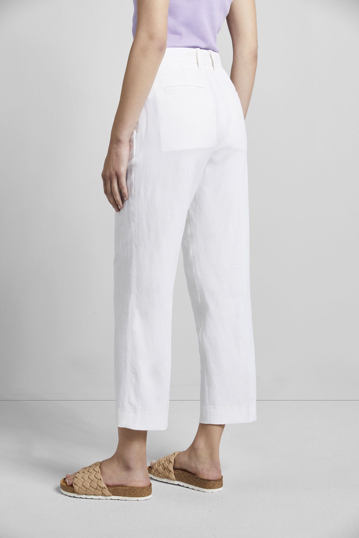 bugatti Stoffhose aus hochwertigem Baumwoll-Leinen-Mix günstig online kaufen