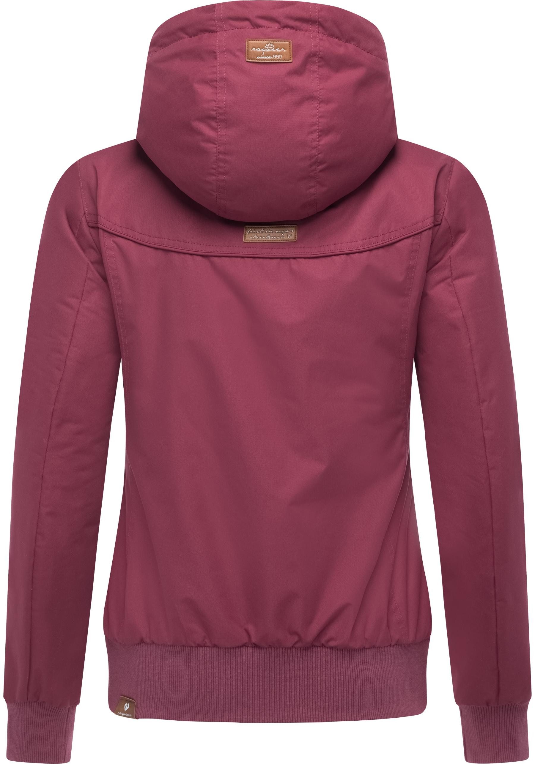Ragwear Winterjacke Jotty Winter stylische Outdoorjacke mit abnehmbarer Kapuze
