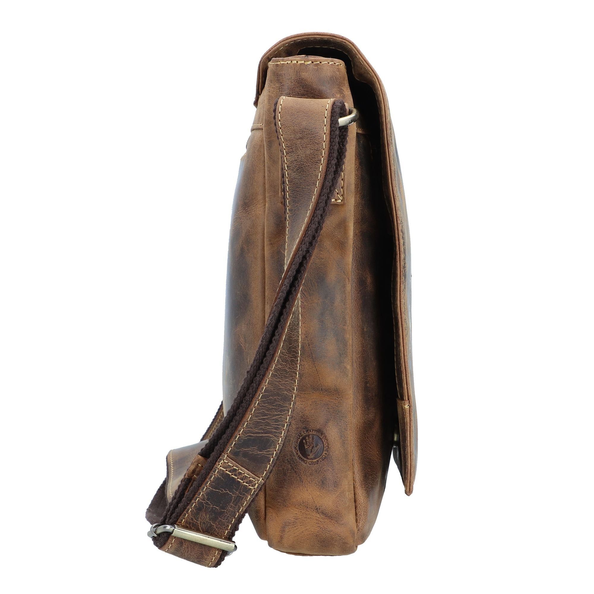 Greenburry Messenger Bag Vintage, Leder