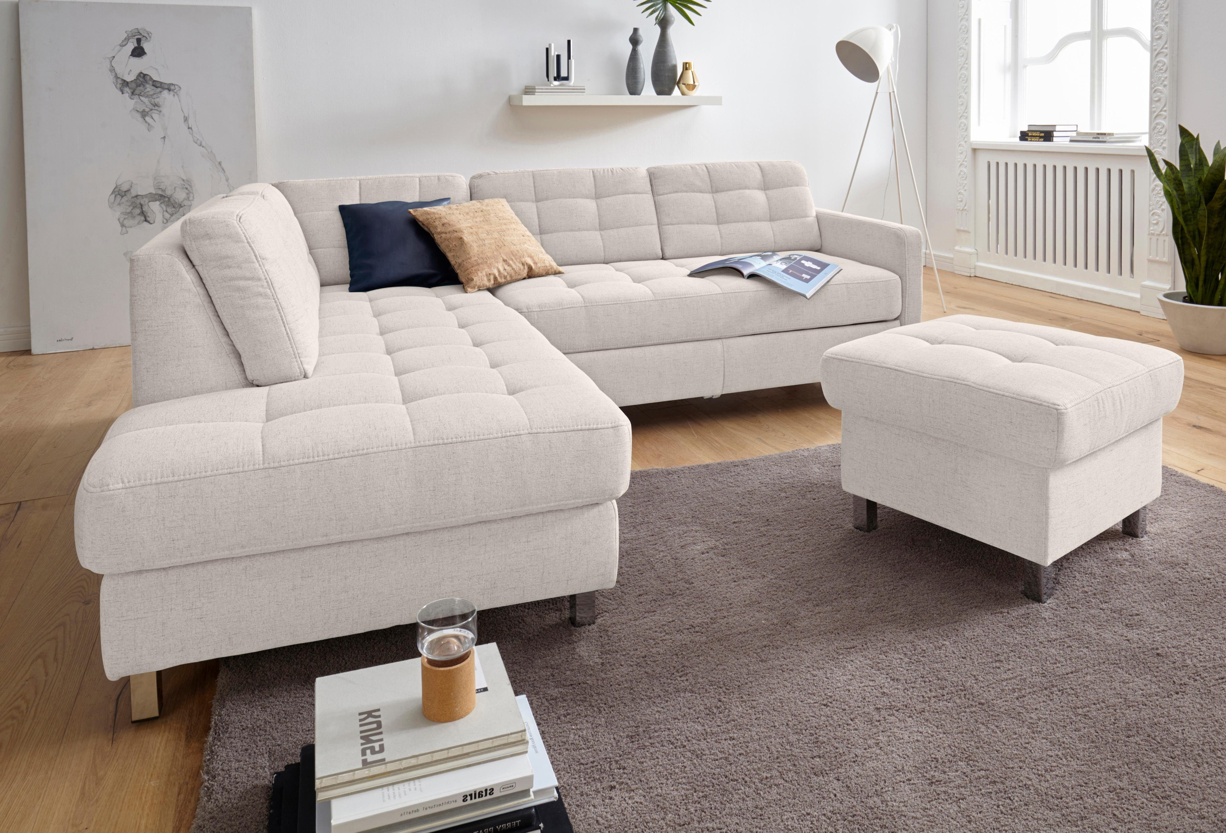 sit&more Ecksofa "Pandora L-Form", wahlweise mit Bettfunktion und Bettkaste günstig online kaufen