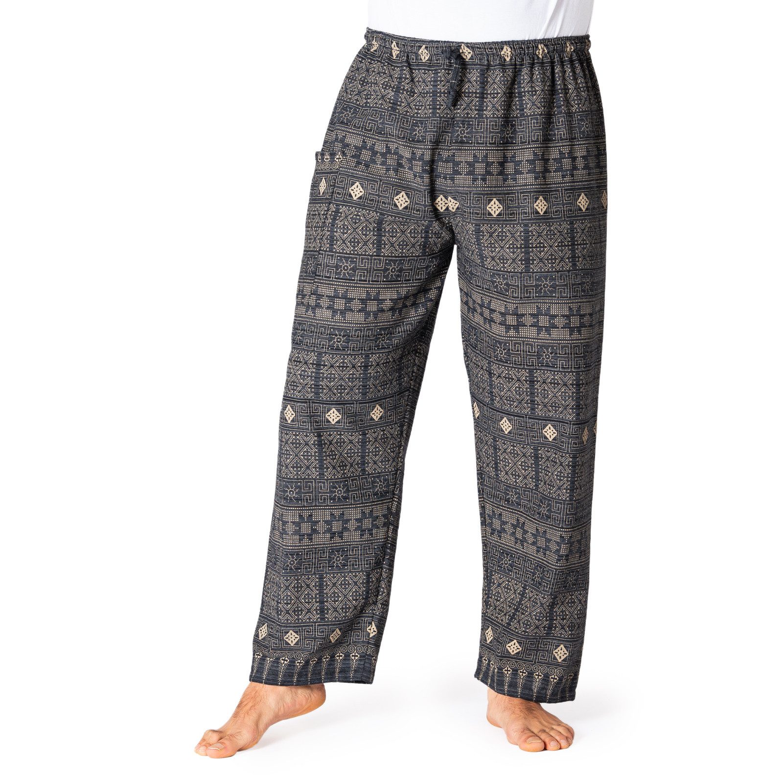 PANASIAM Loungehose Freizeithose im geometrischen Ethno-Design günstig online kaufen