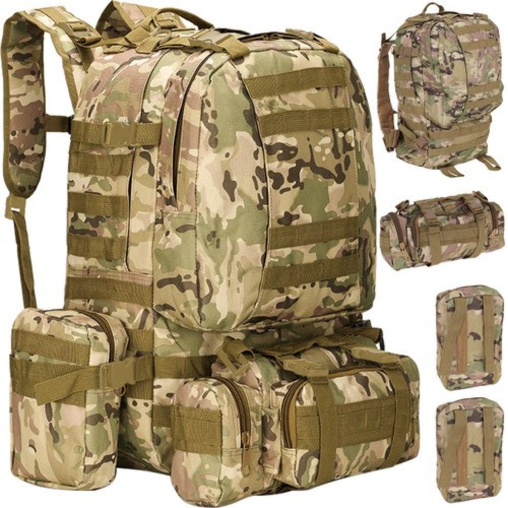Trizand Reiserucksack Militärrucksack Touristenrucksack (Set, 1-tlg., abneh günstig online kaufen