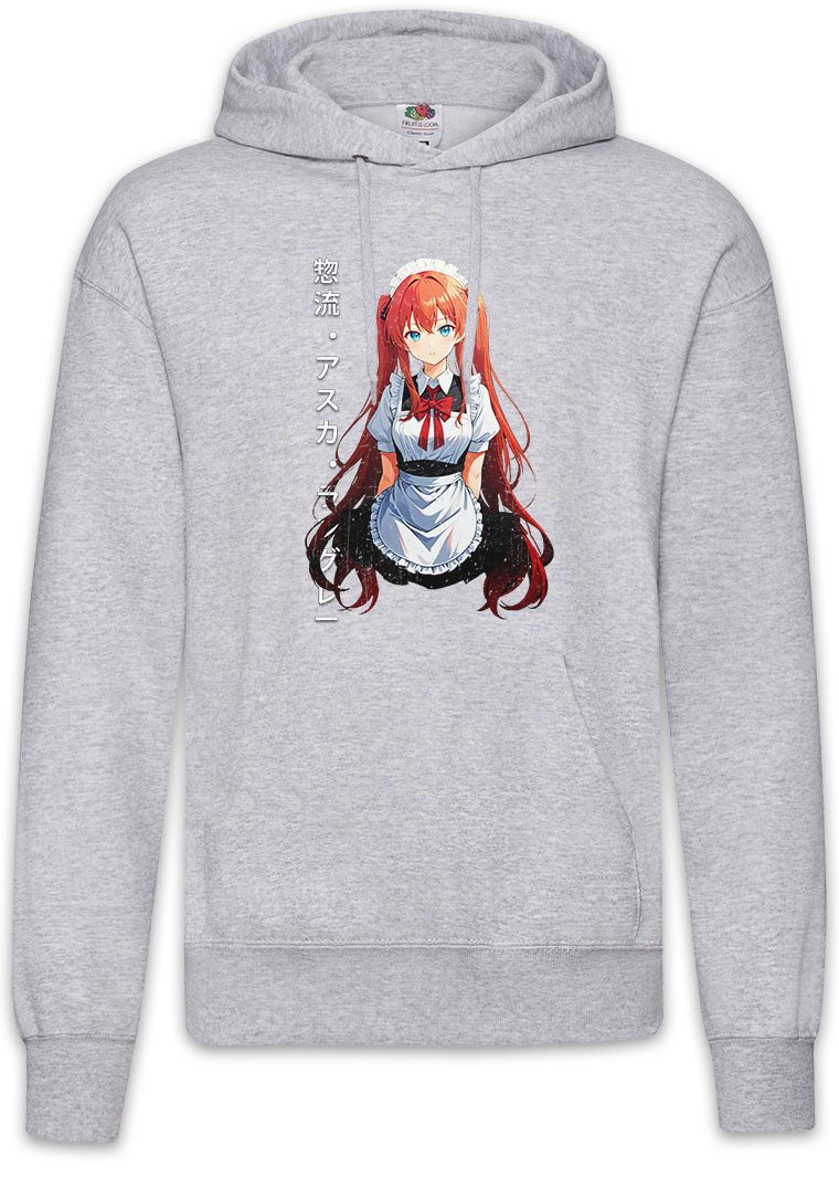 Hoodie Neon Schoolgirl Herren Hoodie Nerv Genesis Asuka Neon Gendo Evangelion