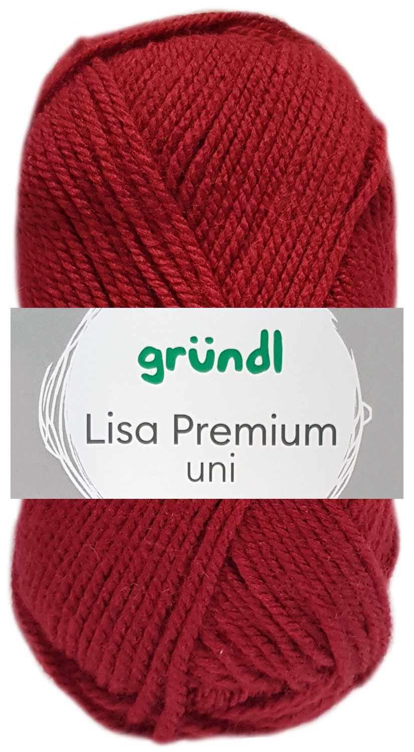 Gründl 50 Gramm Gründl Lisa Premium Uni Bastelgarn
