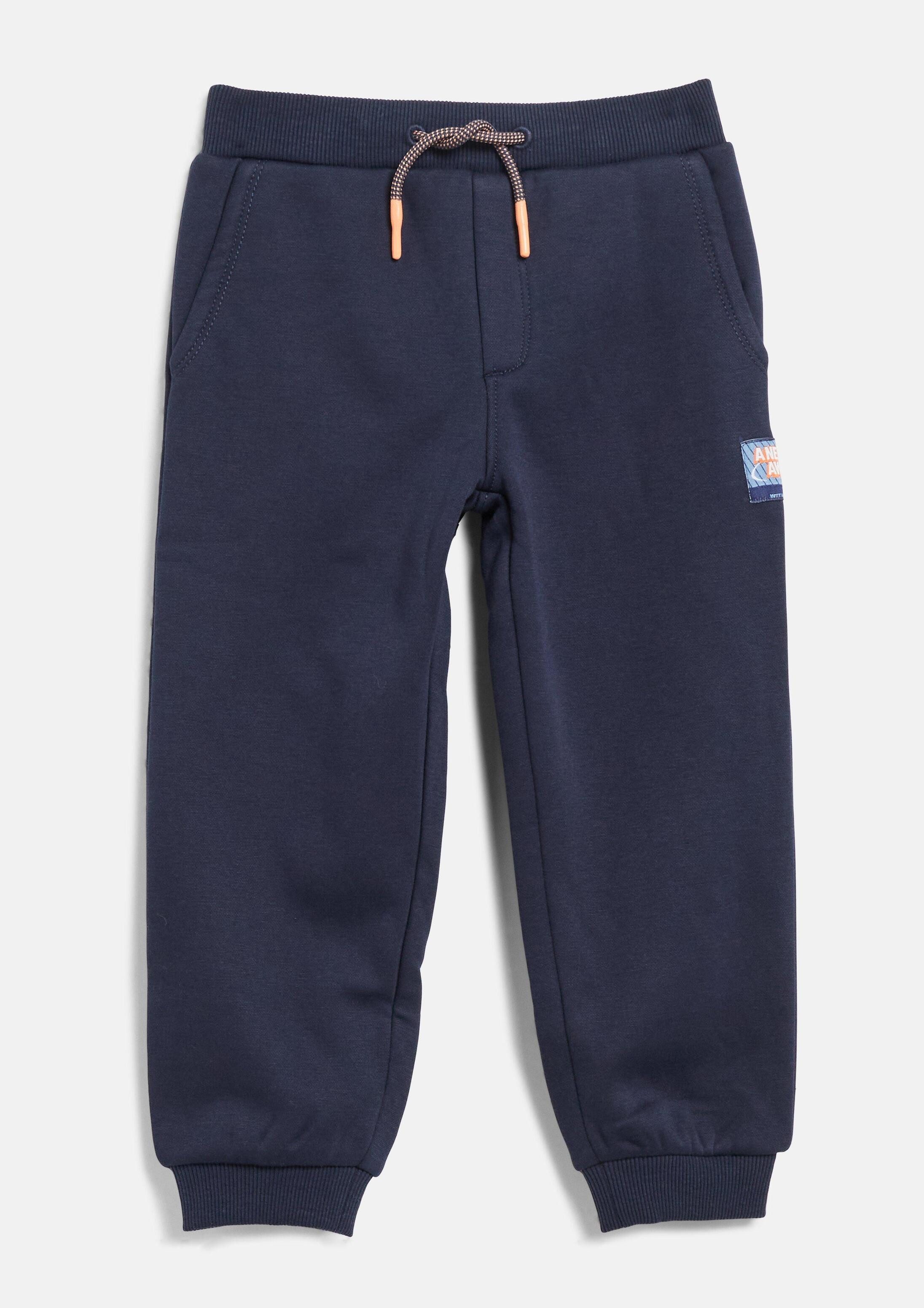 s.Oliver Jogginghose Leggings Jogginghose im Relaxed Fit mit Fleece-Innenseite